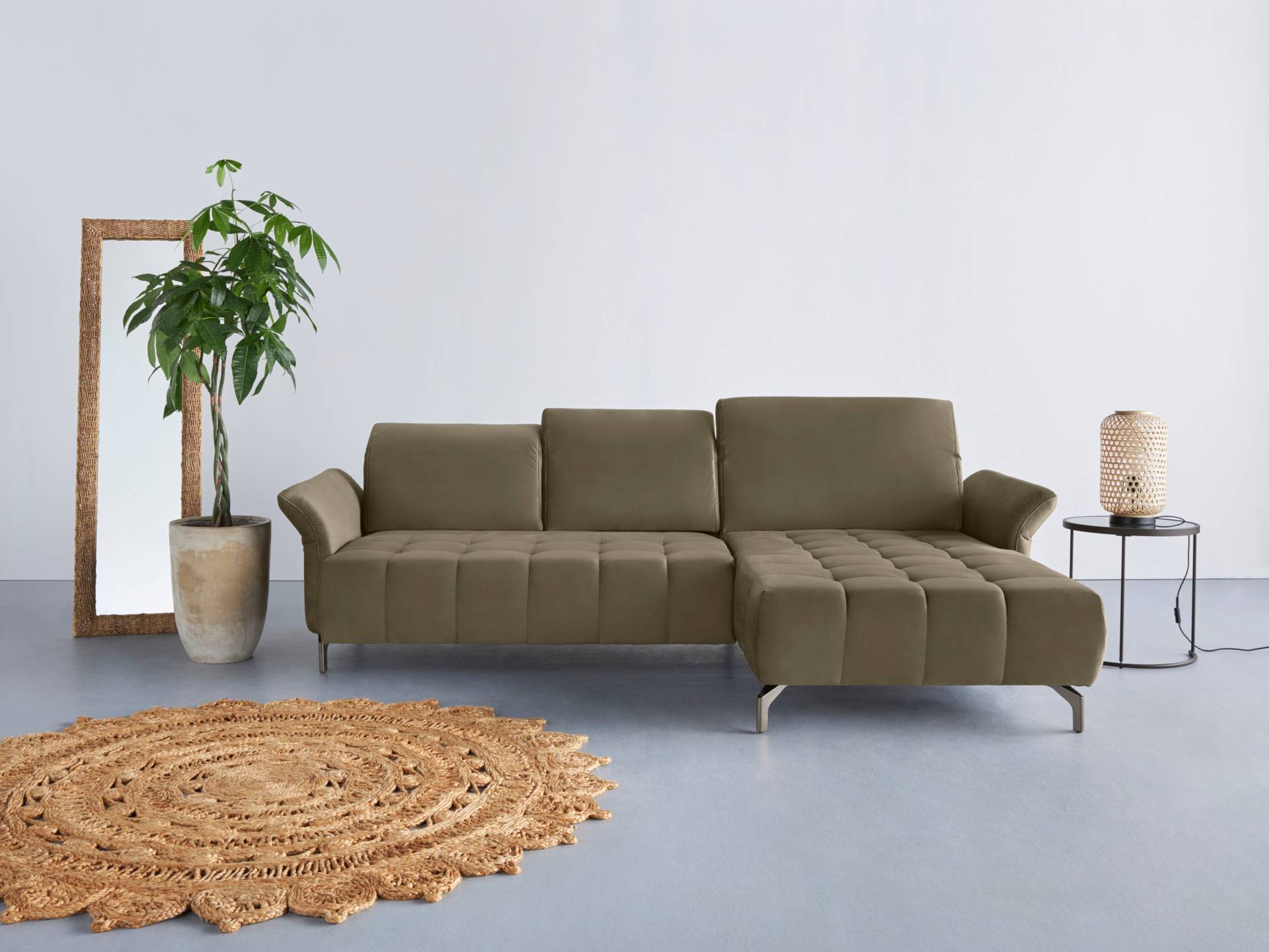 INOSIGN Ecksofa »Fresh L-Form«, Federkern, wahlweise Kopfteilverstellung und motorischer Vorziehsitz INOSIGN Ecksofa »Fresh L-Form«, Federkern, wahlweise Kopfteilverstellung und motorischer Vorziehsitz von INOSIGN