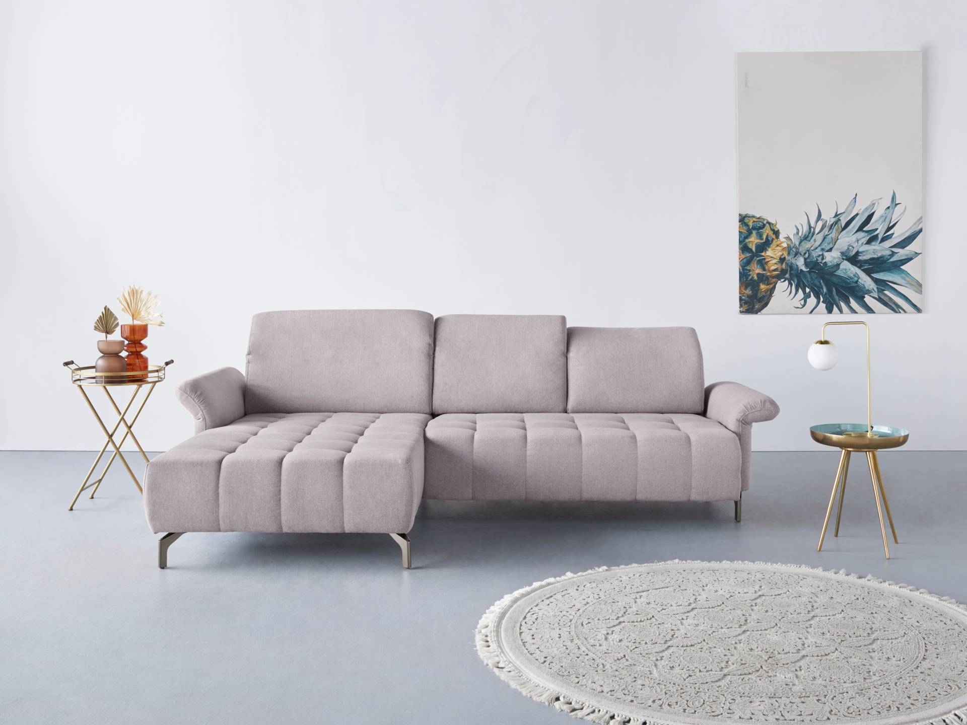 INOSIGN Ecksofa »Fresh L-Form«, Federkern, wahlweise Kopfteilverstellung und motorischer Vorziehsitz INOSIGN Ecksofa »Fresh L-Form«, Federkern, wahlweise Kopfteilverstellung und motorischer Vorziehsitz von INOSIGN