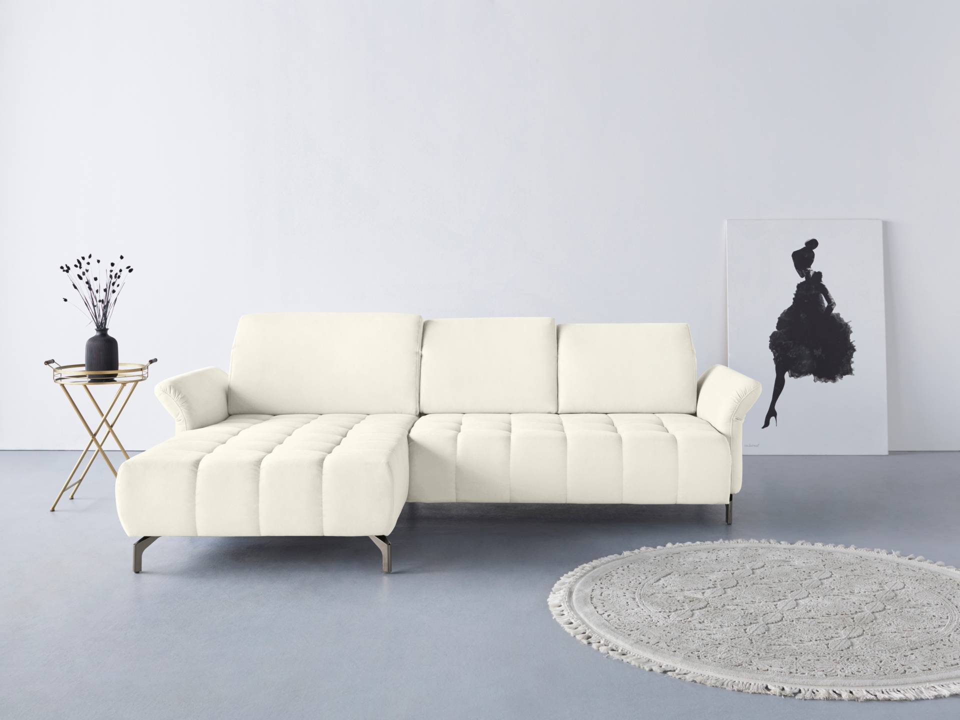 INOSIGN Ecksofa »Fresh L-Form«, Federkern, wahlweise Kopfteilverstellung und motorischer Vorziehsitz INOSIGN Ecksofa »Fresh L-Form«, Federkern, wahlweise Kopfteilverstellung und motorischer Vorziehsitz von INOSIGN