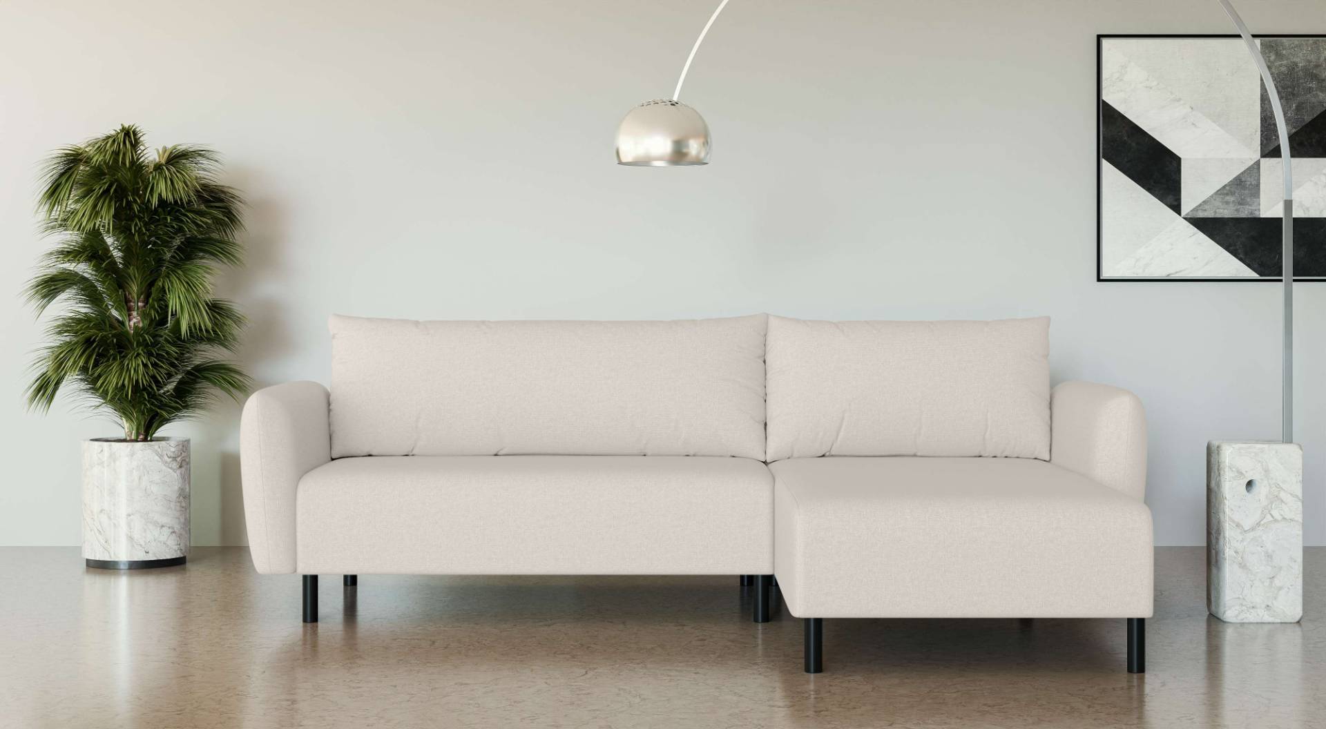 INOSIGN Ecksofa »Glandine«, L-Form von INOSIGN