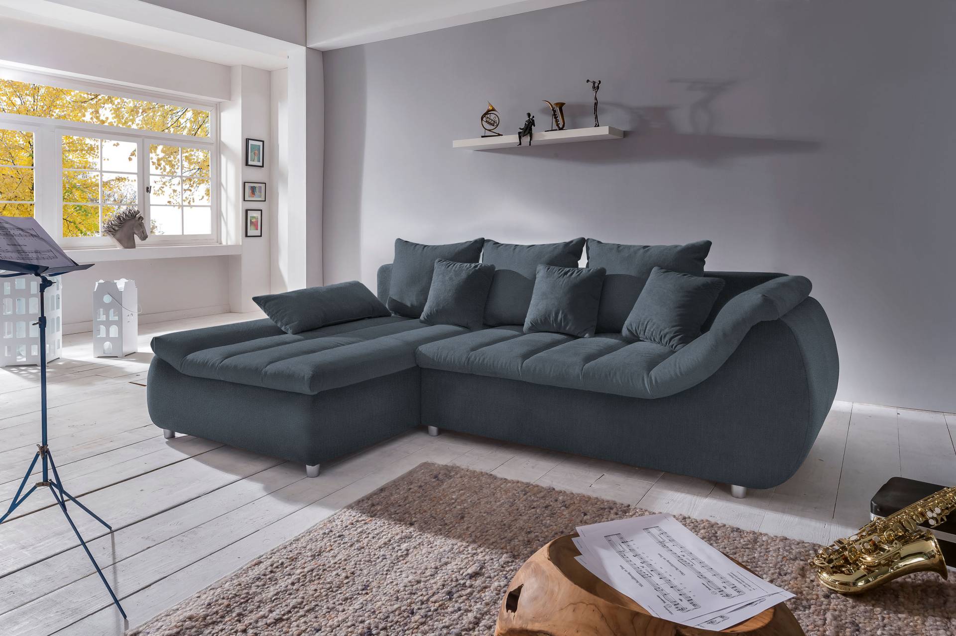 INOSIGN Ecksofa »Imola elegant und bequem, aktuelle Steppung im Sitz, L-Form«, wahlweise mit Bettfunktion INOSIGN Ecksofa »Imola elegant und bequem, aktuelle Steppung im Sitz, L-Form«, wahlweise mit Bettfunktion von INOSIGN