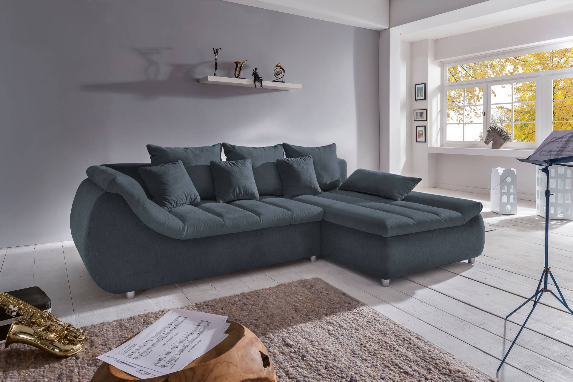 INOSIGN Ecksofa »Imola elegant und bequem, aktuelle Steppung im Sitz, L-Form«, wahlweise mit Bettfunktion INOSIGN Ecksofa »Imola elegant und bequem, aktuelle Steppung im Sitz, L-Form«, wahlweise mit Bettfunktion von INOSIGN