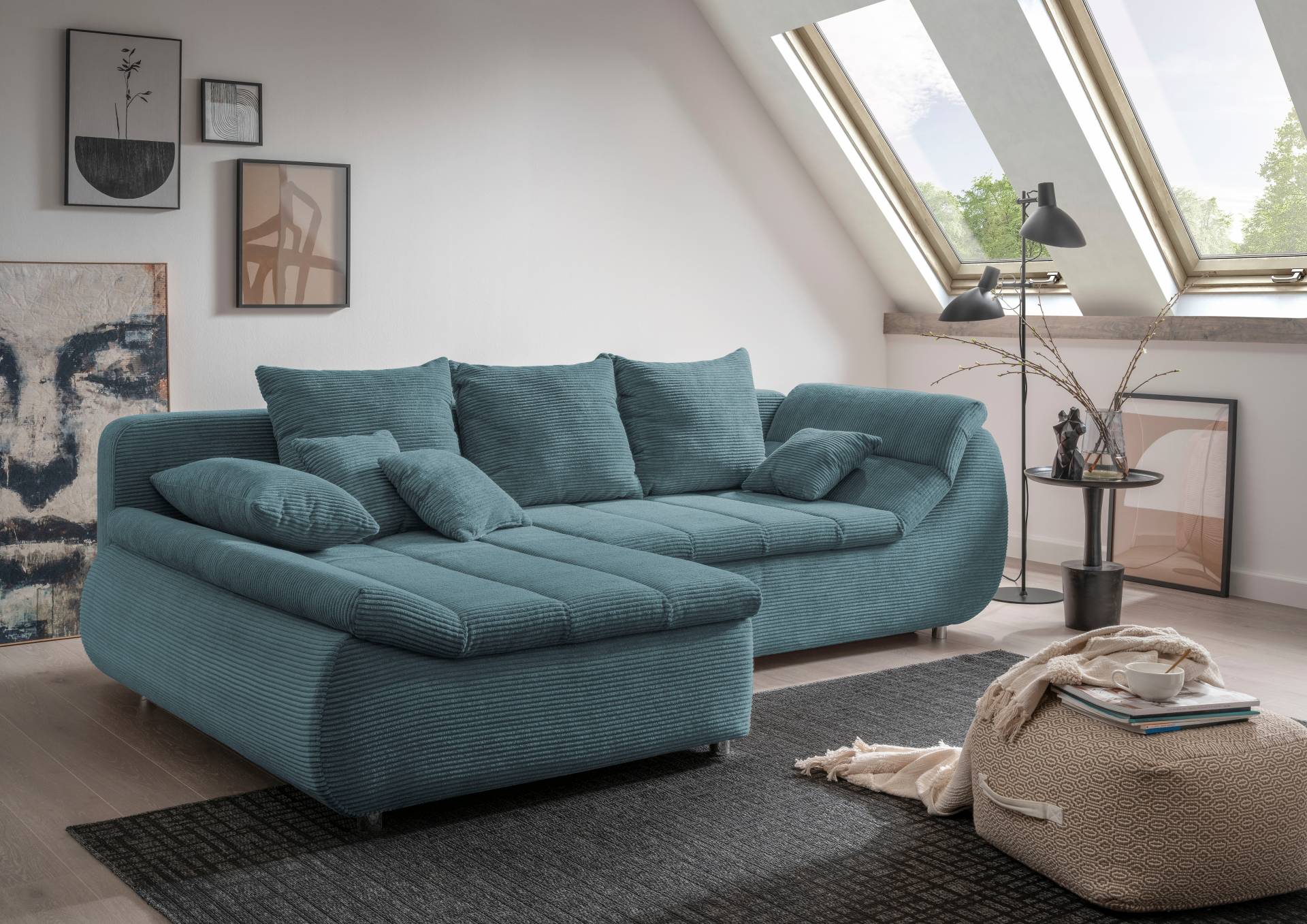 INOSIGN Ecksofa »Imola elegant und bequem, aktuelle Steppung im Sitz, L-Form«, wahlweise mit Bettfunktion INOSIGN Ecksofa »Imola elegant und bequem, aktuelle Steppung im Sitz, L-Form«, wahlweise mit Bettfunktion von INOSIGN
