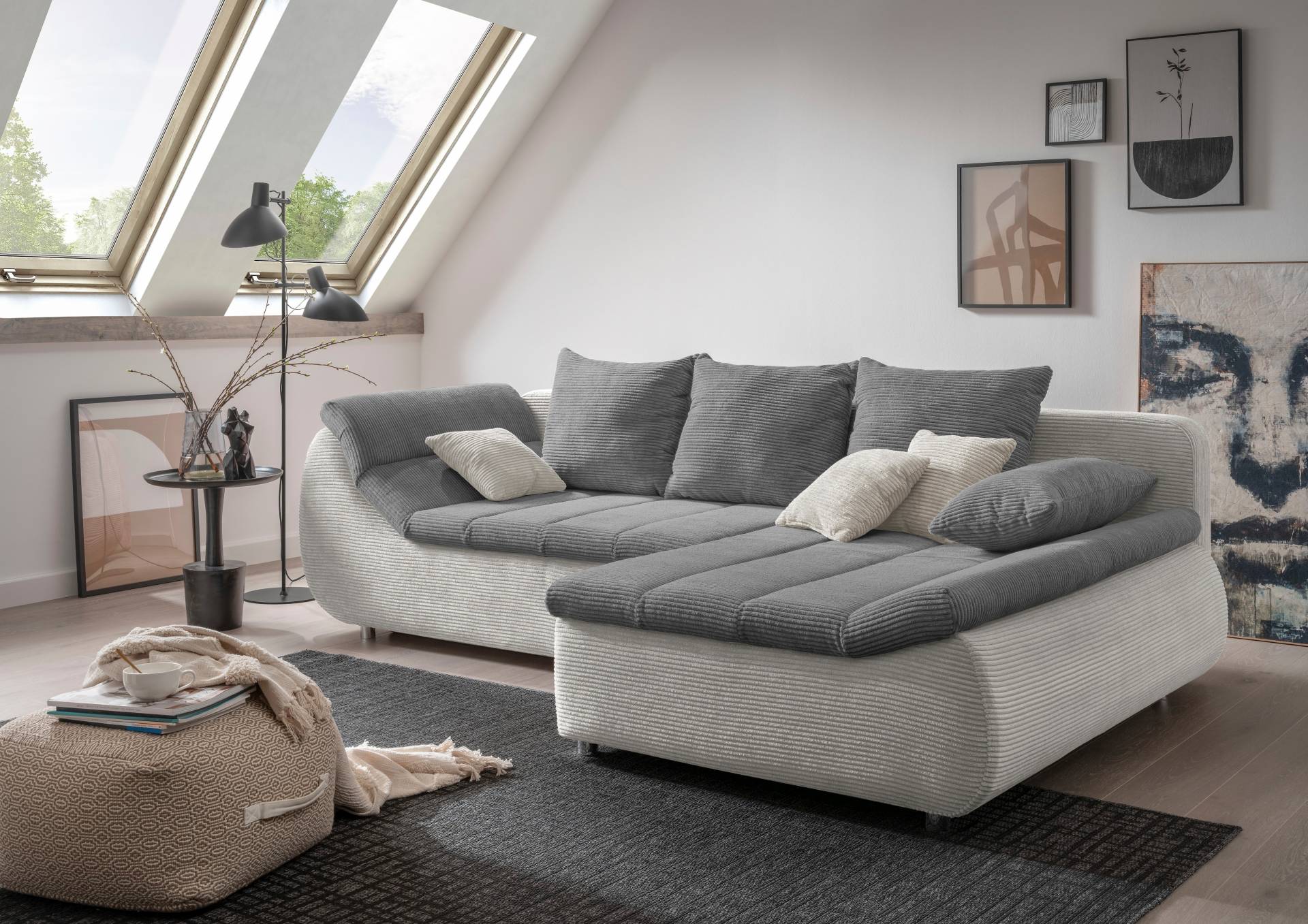 INOSIGN Ecksofa »Imola elegant und bequem, aktuelle Steppung im Sitz, L-Form«, wahlweise mit Bettfunktion INOSIGN Ecksofa »Imola elegant und bequem, aktuelle Steppung im Sitz, L-Form«, wahlweise mit Bettfunktion von INOSIGN