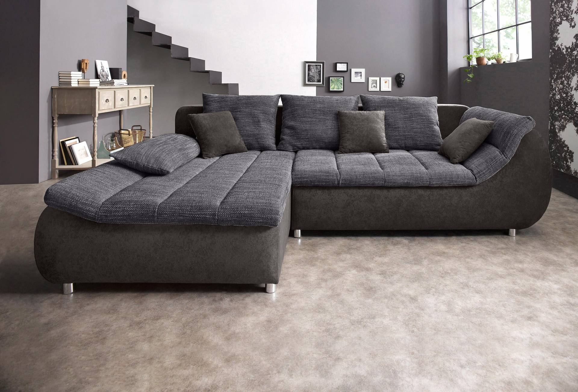 INOSIGN Ecksofa »Imola elegant und bequem, aktuelle Steppung im Sitz, L-Form«, wahlweise mit Bettfunktion INOSIGN Ecksofa »Imola elegant und bequem, aktuelle Steppung im Sitz, L-Form«, wahlweise mit Bettfunktion von INOSIGN