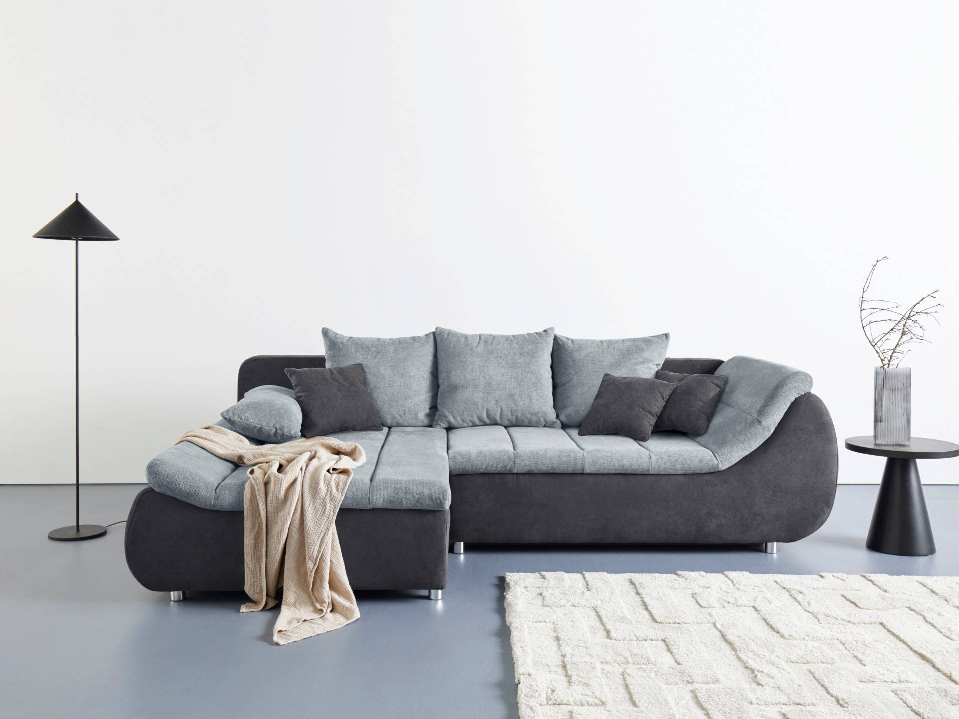 INOSIGN Ecksofa »Imola, elegant und modern, aktuelle Steppung im Sitz, bequem, L-Form«, frei im Raum stellbar, wahlweise mit Bettfunktion und Bettkasten INOSIGN Ecksofa »Imola, elegant und modern, aktuelle Steppung im Sitz, bequem, L-Form«, frei im Raum stellbar, wahlweise mit Bettfunktion und Bettkasten von INOSIGN