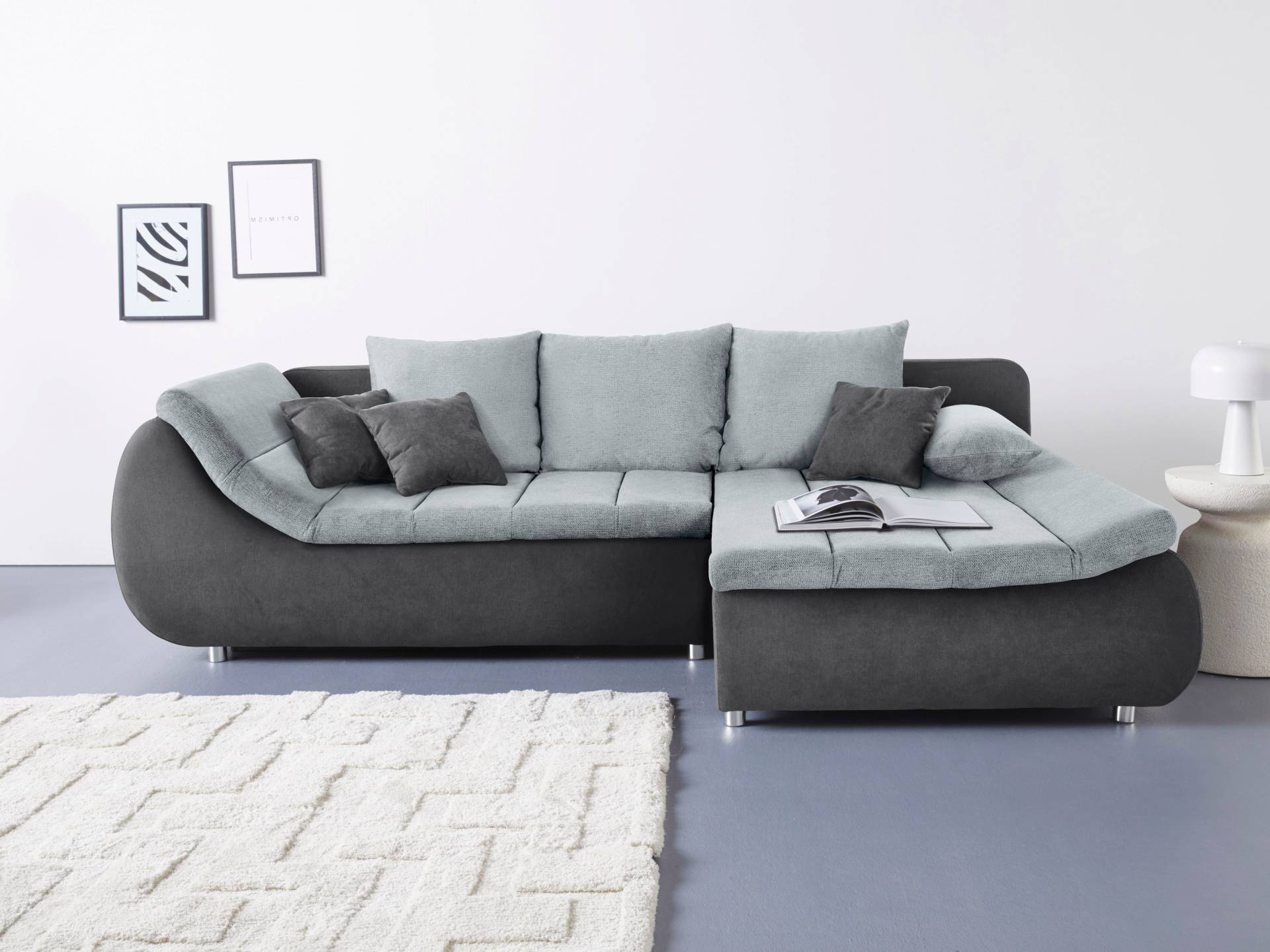 INOSIGN Ecksofa »Imola, elegant und modern, aktuelle Steppung im Sitz, bequem, L-Form«, frei im Raum stellbar, wahlweise mit Bettfunktion und Bettkasten INOSIGN Ecksofa »Imola, elegant und modern, aktuelle Steppung im Sitz, bequem, L-Form«, frei im Raum stellbar, wahlweise mit Bettfunktion und Bettkasten von INOSIGN