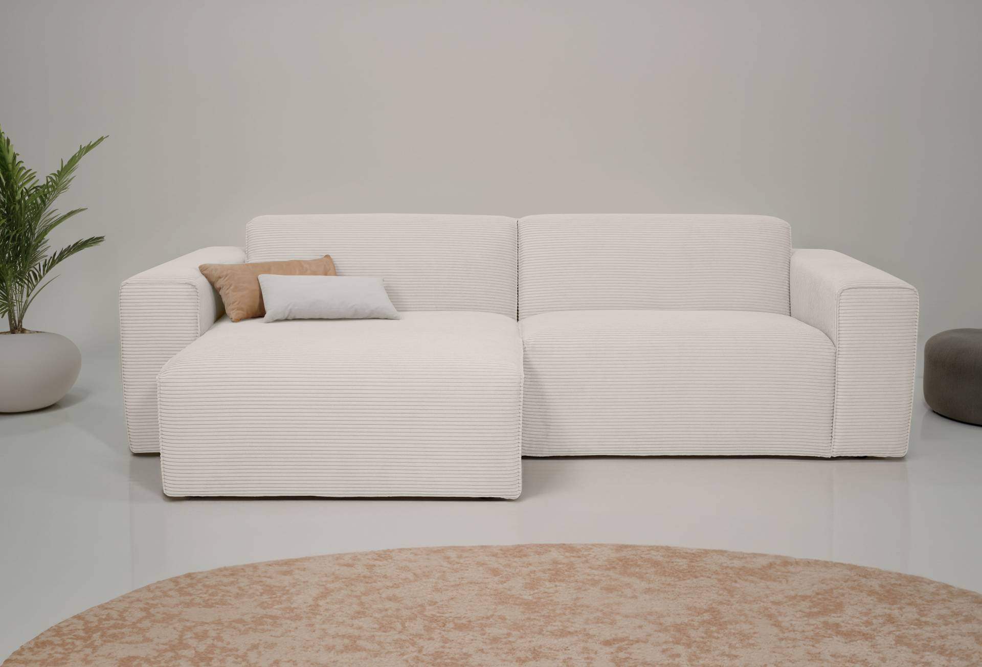 INOSIGN Ecksofa »Koa,228cm, L-Form, Modulsofa, Webstoff, Cord«, Designsofa in Cord, weicher Lounge-Sitzkomfort INOSIGN Ecksofa »Koa,228cm, L-Form, Modulsofa, Webstoff, Cord«, Designsofa in Cord, weicher Lounge-Sitzkomfort von INOSIGN