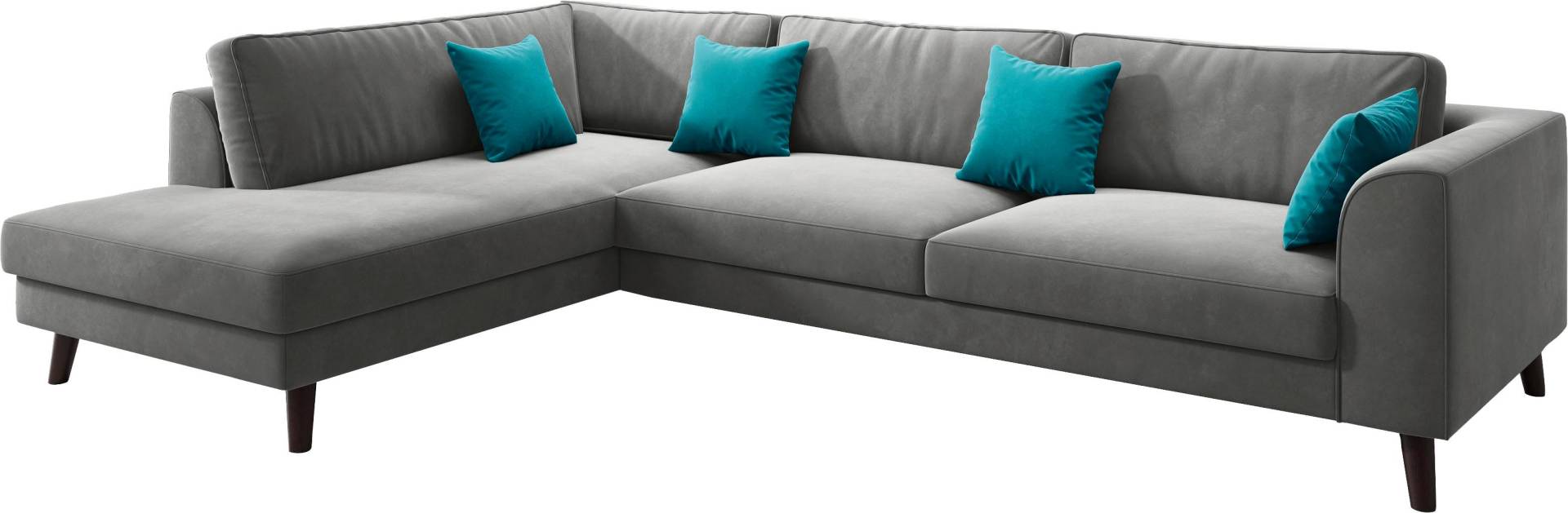 INOSIGN Ecksofa »Laurentia, L-Form«, mit 4 Zierkissen, Ottomane links oder rechts bestellbar INOSIGN Ecksofa »Laurentia, L-Form«, mit 4 Zierkissen, Ottomane links oder rechts bestellbar von INOSIGN