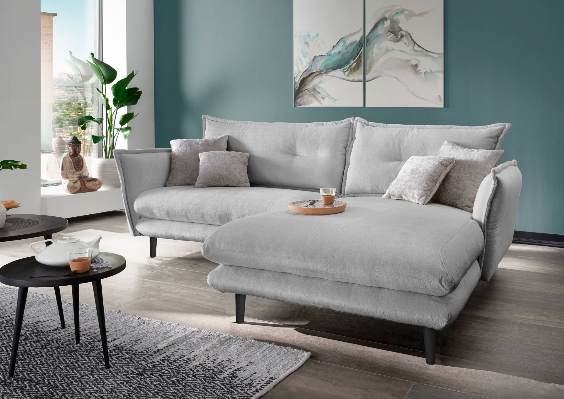 INOSIGN Ecksofa »Lazio«, in verschiedenen Bezugsqualitäten und Farben lieferbar von INOSIGN