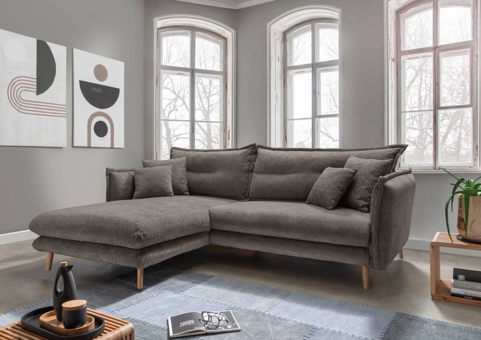 INOSIGN Ecksofa »Lazio«, zwei verschiedene Fussfarben wählbar INOSIGN Ecksofa »Lazio«, zwei verschiedene Fussfarben wählbar von INOSIGN