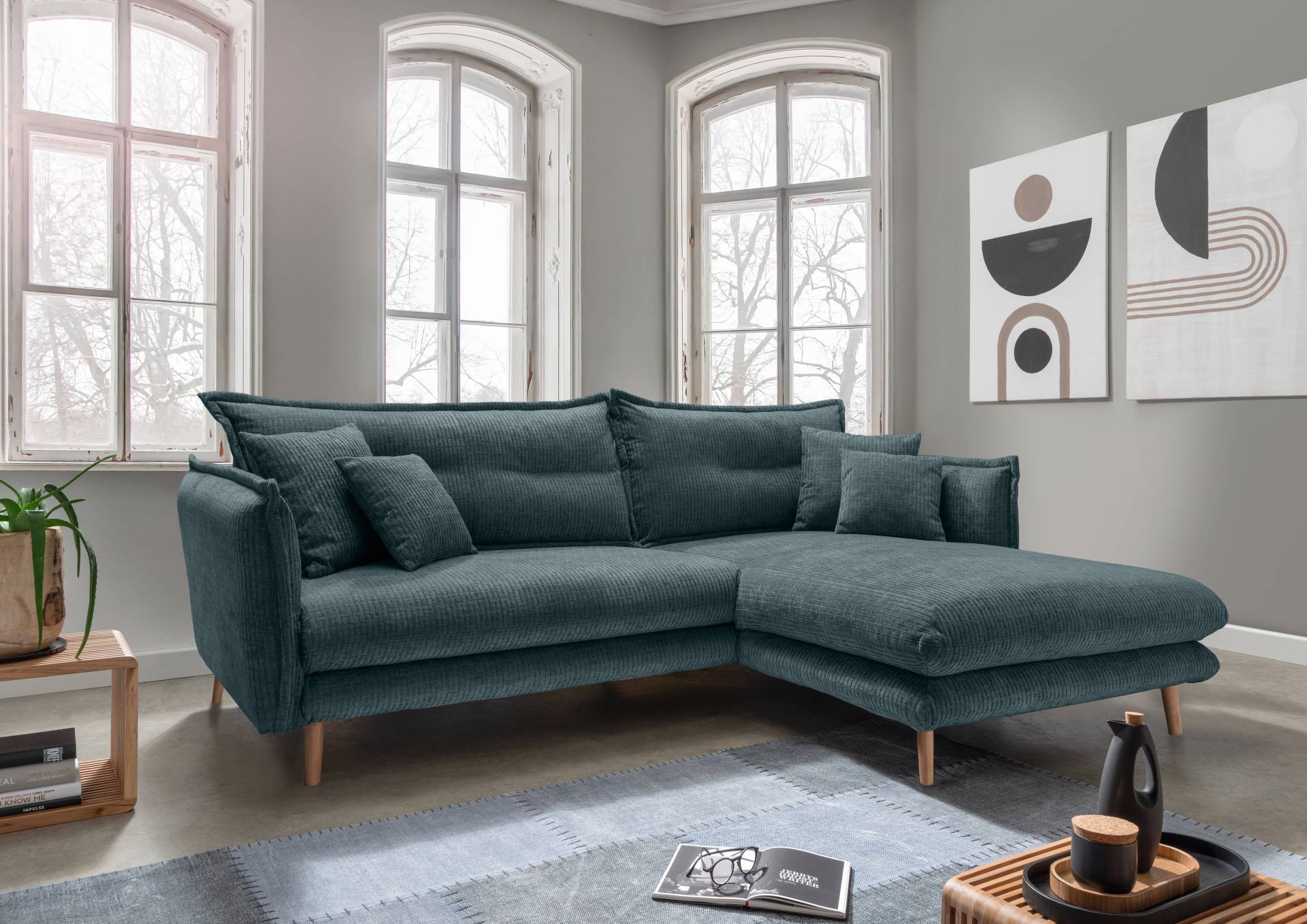 INOSIGN Ecksofa »Lazio«, zwei verschiedene Fussfarben wählbar INOSIGN Ecksofa »Lazio«, zwei verschiedene Fussfarben wählbar von INOSIGN