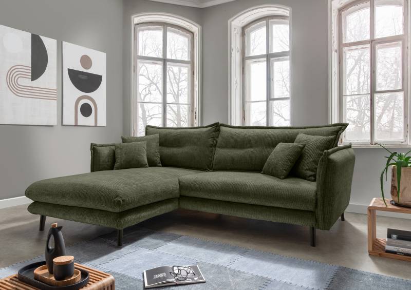 INOSIGN Ecksofa »Lazio«, in verschiedenen Bezugsqualitäten und Farben lieferbar von INOSIGN