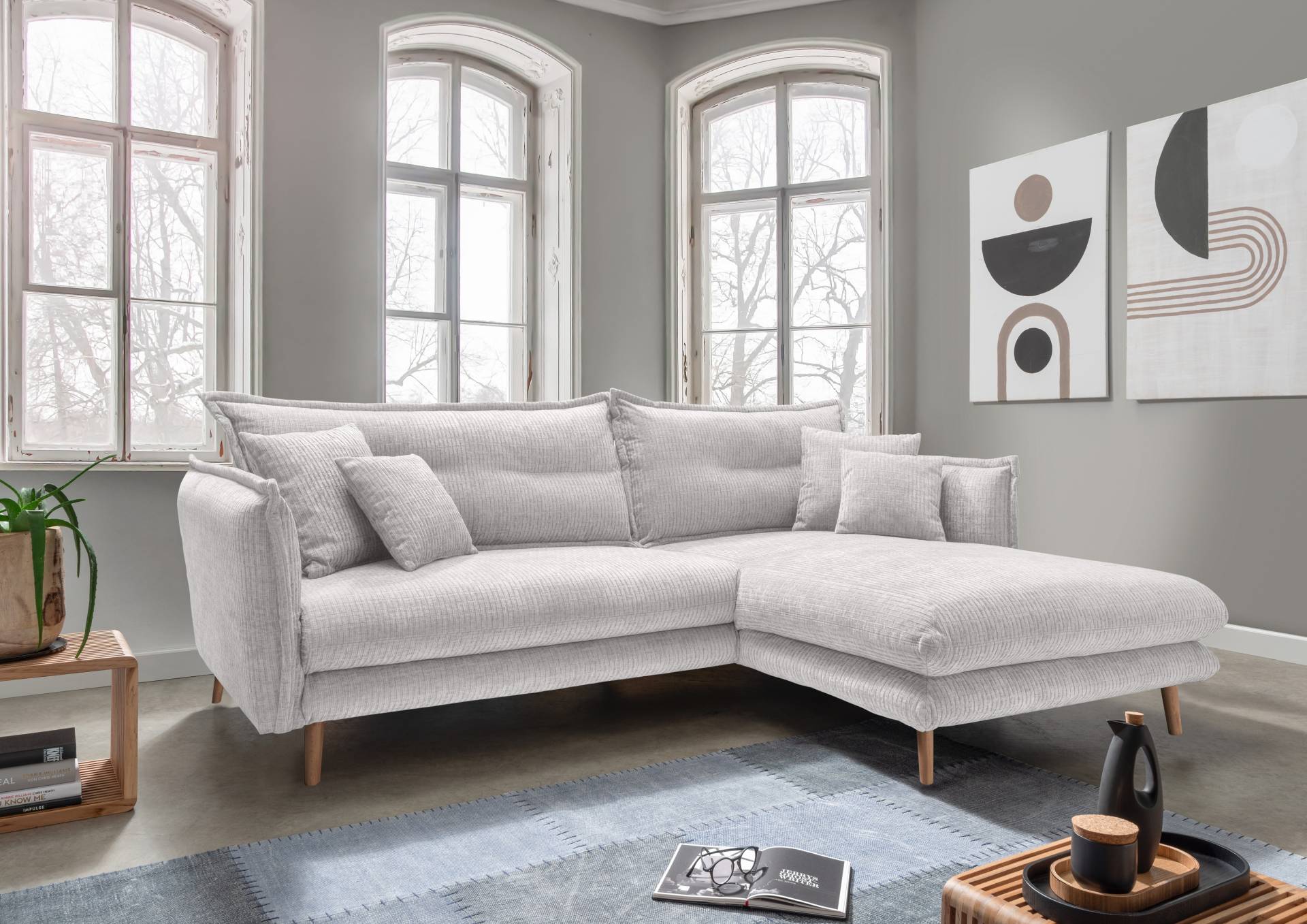 INOSIGN Ecksofa »Lazio«, zwei verschiedene Fussfarben wählbar INOSIGN Ecksofa »Lazio«, zwei verschiedene Fussfarben wählbar von INOSIGN