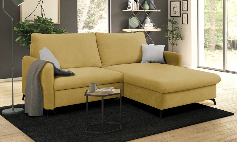INOSIGN Ecksofa »Leilani«, Recamiere beidseitig montierbar, mit Bettfunktion und Bettkasten von INOSIGN