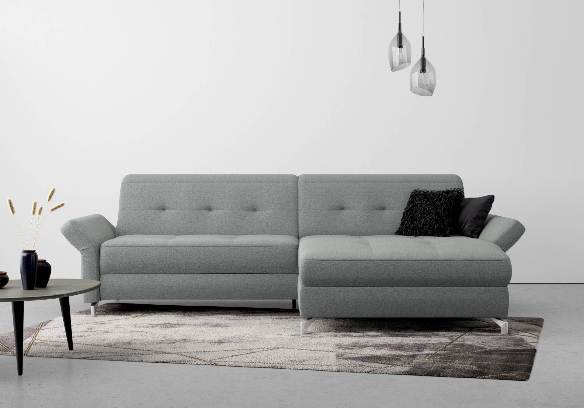 INOSIGN Ecksofa »Maredo L-Form«, Federkern, wahlweise auch mit Kopfteil- und Armlehnverstellung INOSIGN Ecksofa »Maredo L-Form«, Federkern, wahlweise auch mit Kopfteil- und Armlehnverstellung von INOSIGN