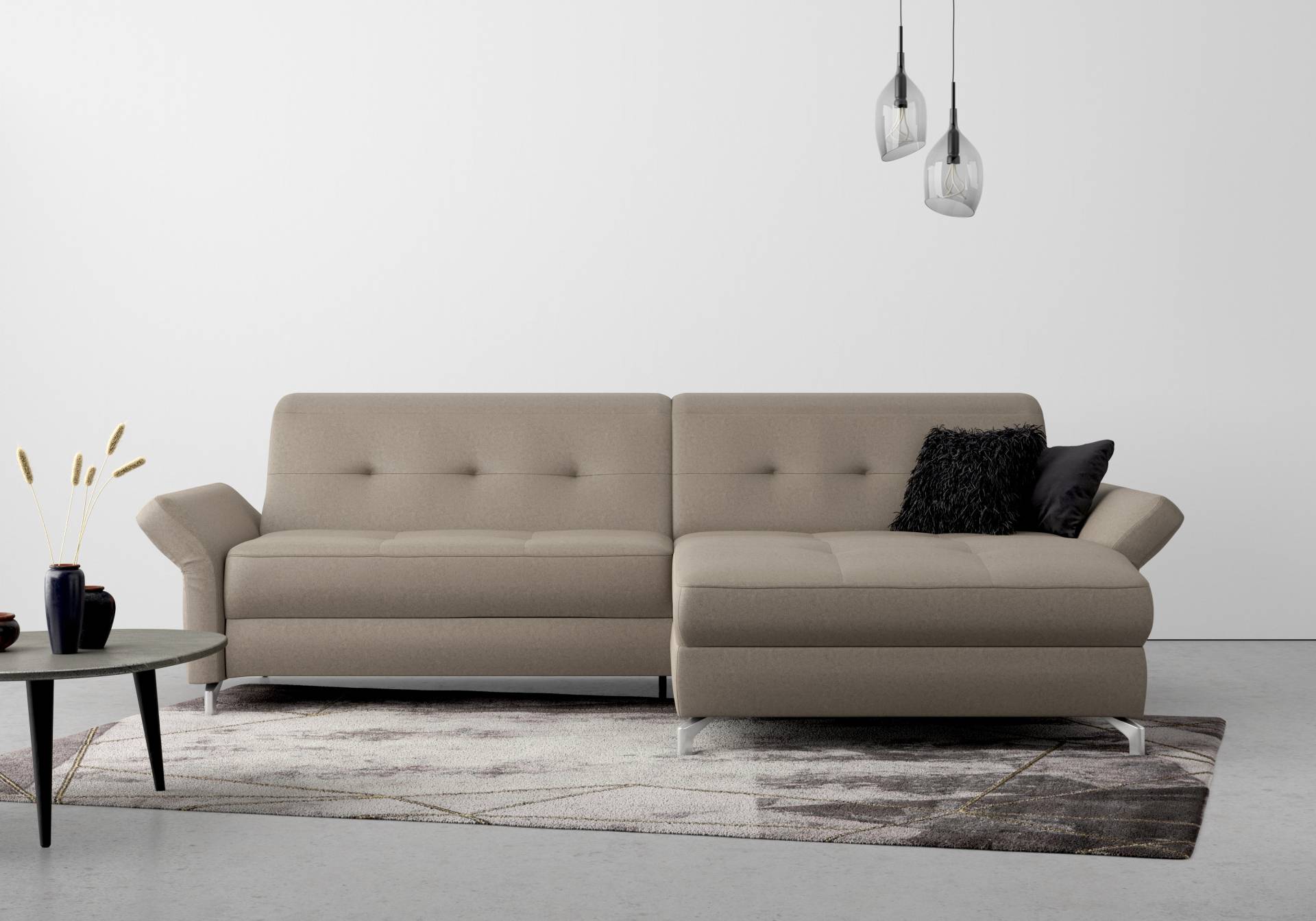 INOSIGN Ecksofa »Maredo L-Form«, Federkern, wahlweise auch mit Kopfteil- und Armlehnverstellung INOSIGN Ecksofa »Maredo L-Form«, Federkern, wahlweise auch mit Kopfteil- und Armlehnverstellung von INOSIGN