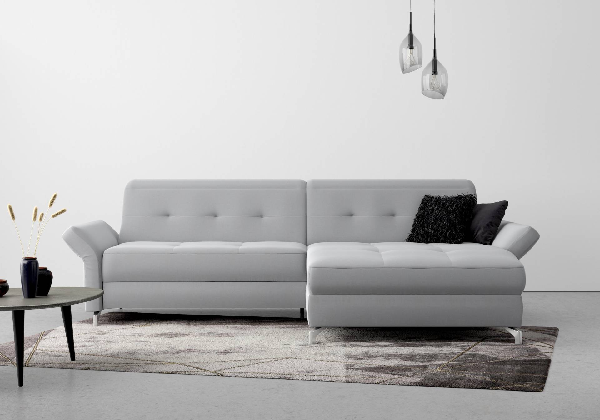 INOSIGN Ecksofa »Maredo L-Form«, Federkern, wahlweise auch mit Kopfteil- und Armlehnverstellung INOSIGN Ecksofa »Maredo L-Form«, Federkern, wahlweise auch mit Kopfteil- und Armlehnverstellung von INOSIGN