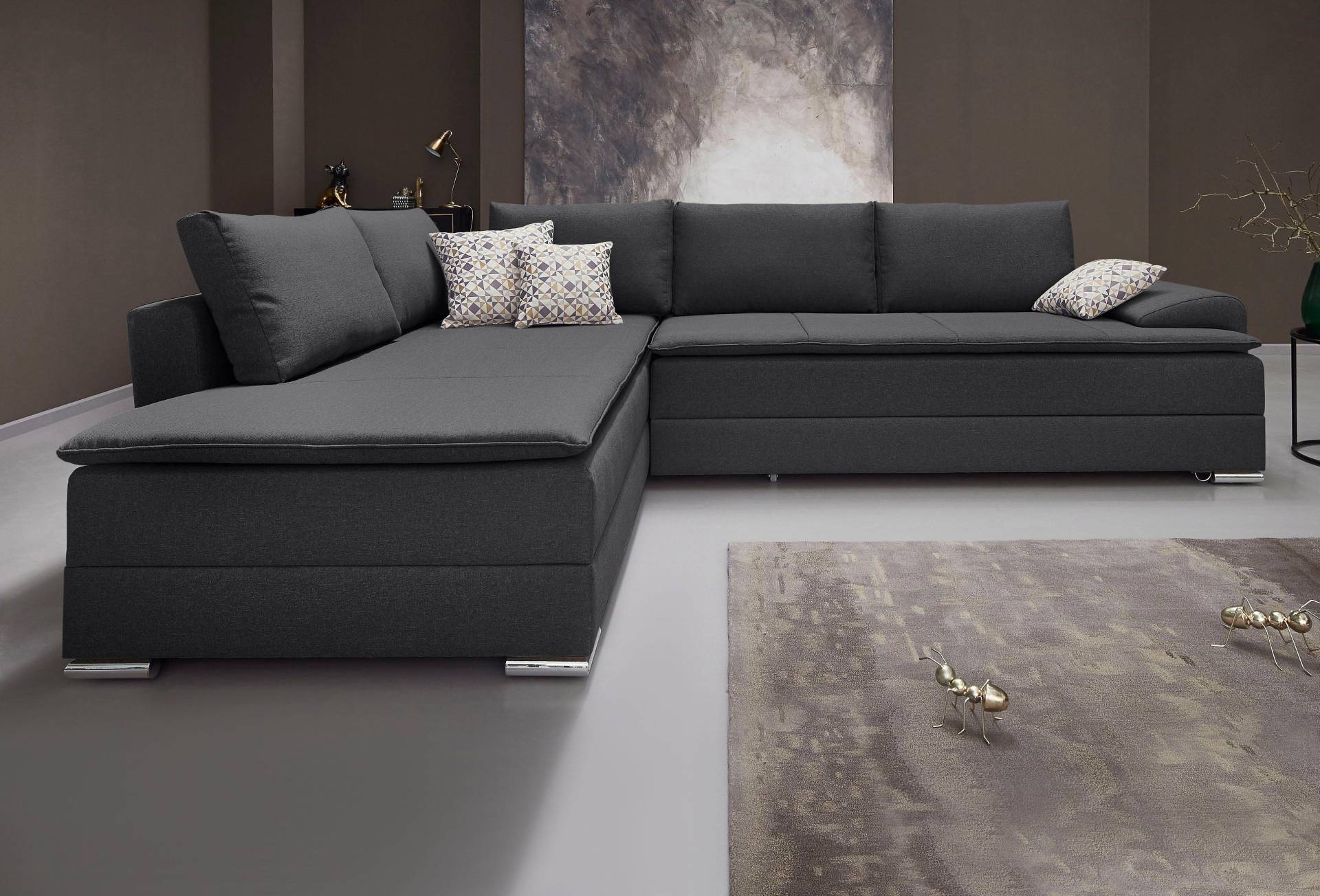 INOSIGN Ecksofa »Night & Day L-Form mit Dauer-Schlaffunktion mit Armlehne«, mit Boxspring-Bettfunktion 180x200 cm und Bettkasten, Dauerschläfer! INOSIGN Ecksofa »Night & Day L-Form mit Dauer-Schlaffunktion mit Armlehne«, mit Boxspring-Bettfunktion 180x200 cm und Bettkasten, Dauerschläfer! von INOSIGN