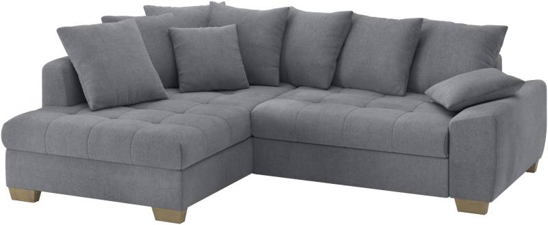Mr. Couch Ecksofa »Nikita II, L-Form«, Wahlweise mit Bettfunktion, Bettkasten & RGB-LED-Beleuchtung von Mr. Couch