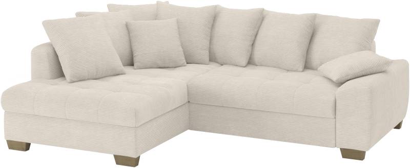 Mr. Couch Ecksofa »Nikita II, L-Form«, Wahlweise mit Bettfunktion, Bettkasten & RGB-LED-Beleuchtung von Mr. Couch