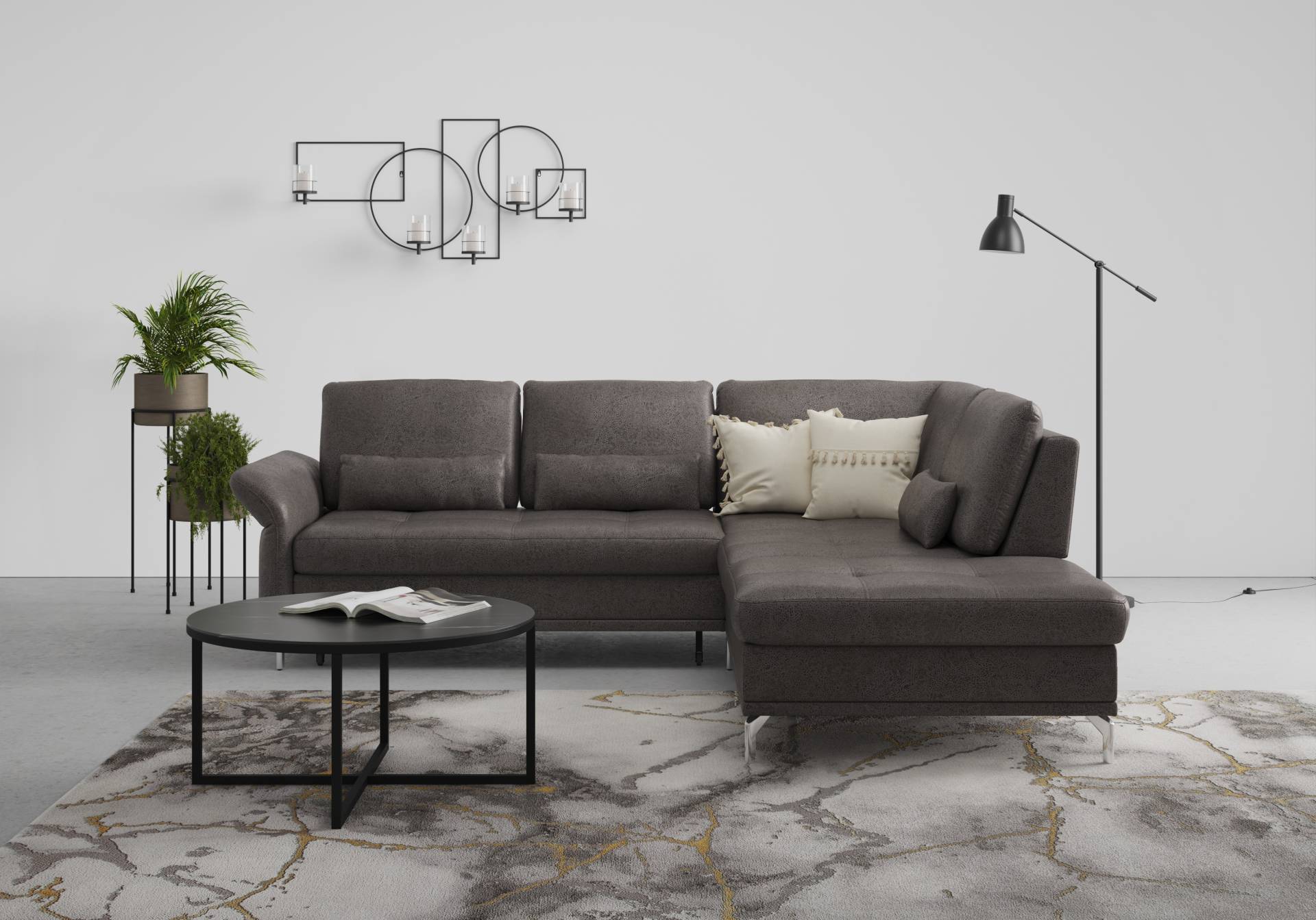 INOSIGN Ecksofa »Palm Beach L-Form«, Federkern, mit Sitztiefenverstellung, wahlweise mit Bettfunktion INOSIGN Ecksofa »Palm Beach L-Form«, Federkern, mit Sitztiefenverstellung, wahlweise mit Bettfunktion von INOSIGN