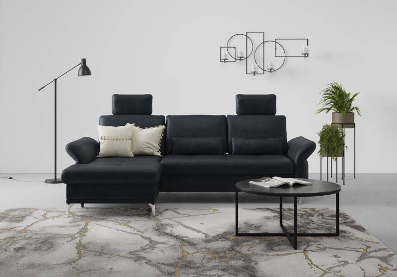 INOSIGN Ecksofa »Palm Beach L-Form«, Federkern, mit Sitztiefenverstellung, wahlweise mit Bettfunktion von INOSIGN