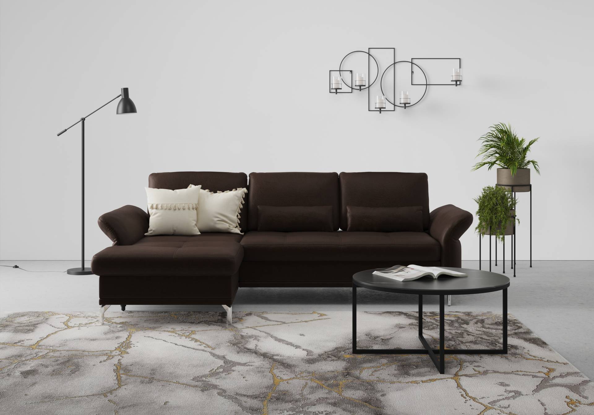 INOSIGN Ecksofa »Palm Beach L-Form«, Federkern, mit Sitztiefenverstellung, wahlweise mit Bettfunktion INOSIGN Ecksofa »Palm Beach L-Form«, Federkern, mit Sitztiefenverstellung, wahlweise mit Bettfunktion von INOSIGN