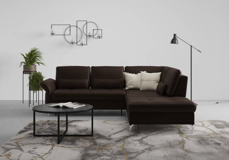 INOSIGN Ecksofa »Palm Beach L-Form«, Federkern, mit Sitztiefenverstellung, wahlweise mit Bettfunktion von INOSIGN