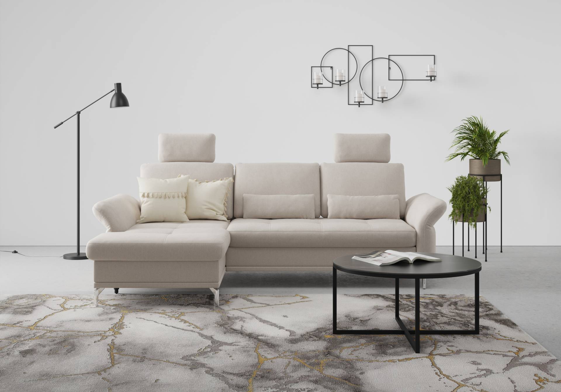 INOSIGN Ecksofa »Palm Beach L-Form«, Federkern, mit Sitztiefenverstellung, wahlweise mit Bettfunktion INOSIGN Ecksofa »Palm Beach L-Form«, Federkern, mit Sitztiefenverstellung, wahlweise mit Bettfunktion von INOSIGN