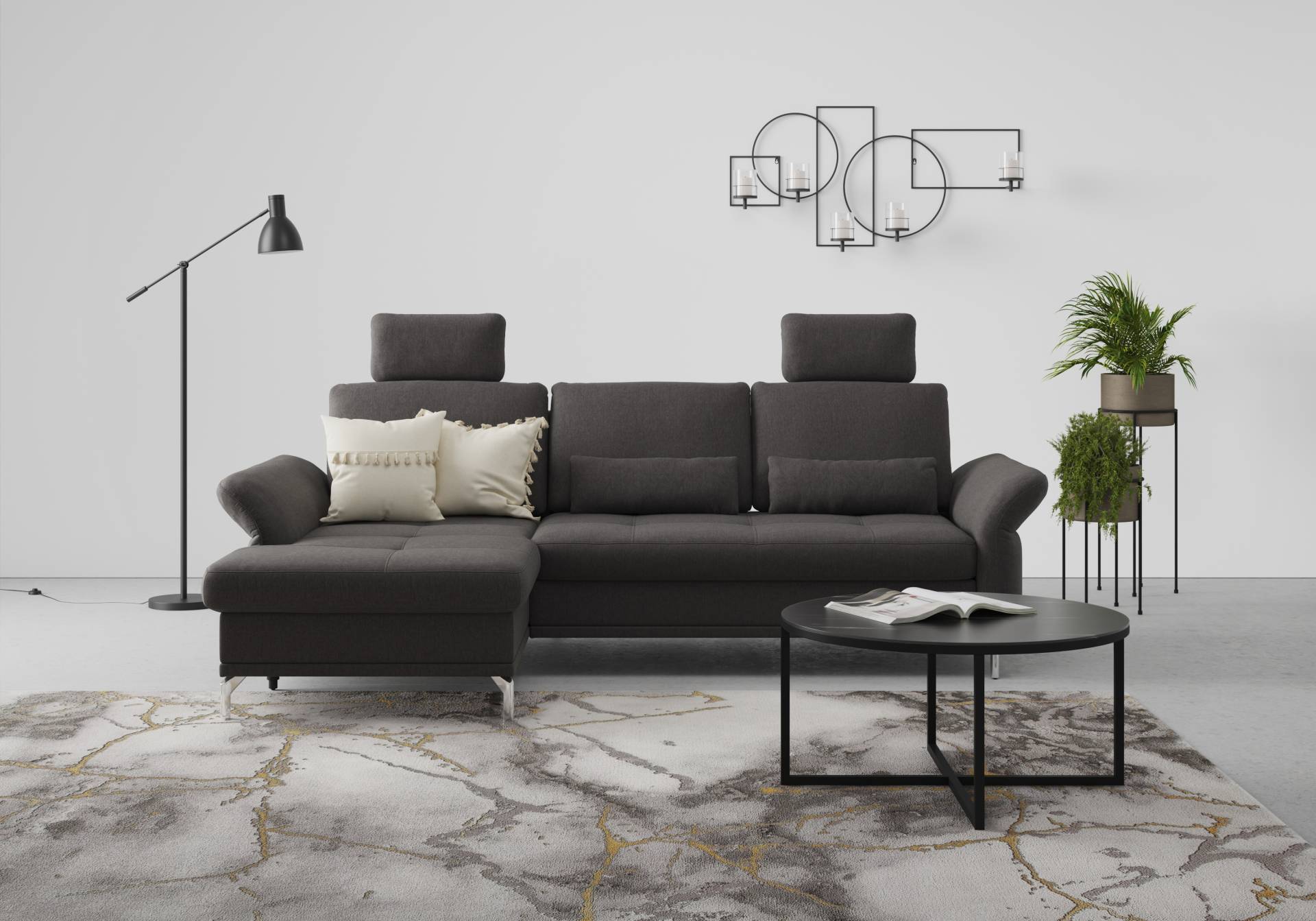 INOSIGN Ecksofa »Palm Beach L-Form«, Federkern, mit Sitztiefenverstellung, wahlweise mit Bettfunktion INOSIGN Ecksofa »Palm Beach L-Form«, Federkern, mit Sitztiefenverstellung, wahlweise mit Bettfunktion von INOSIGN