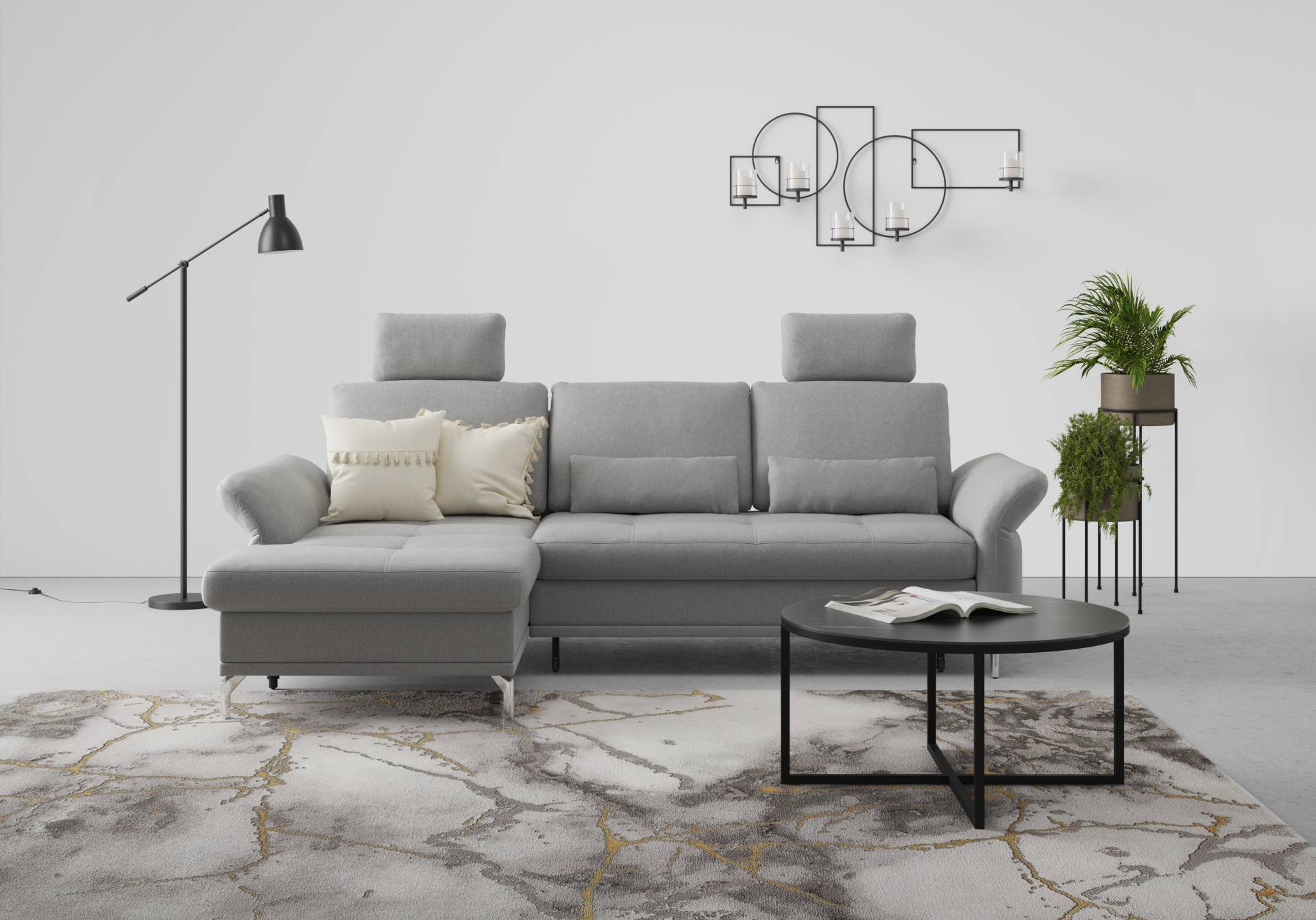 INOSIGN Ecksofa »Palm Beach L-Form«, Federkern, mit Sitztiefenverstellung, wahlweise mit Bettfunktion INOSIGN Ecksofa »Palm Beach L-Form«, Federkern, mit Sitztiefenverstellung, wahlweise mit Bettfunktion von INOSIGN