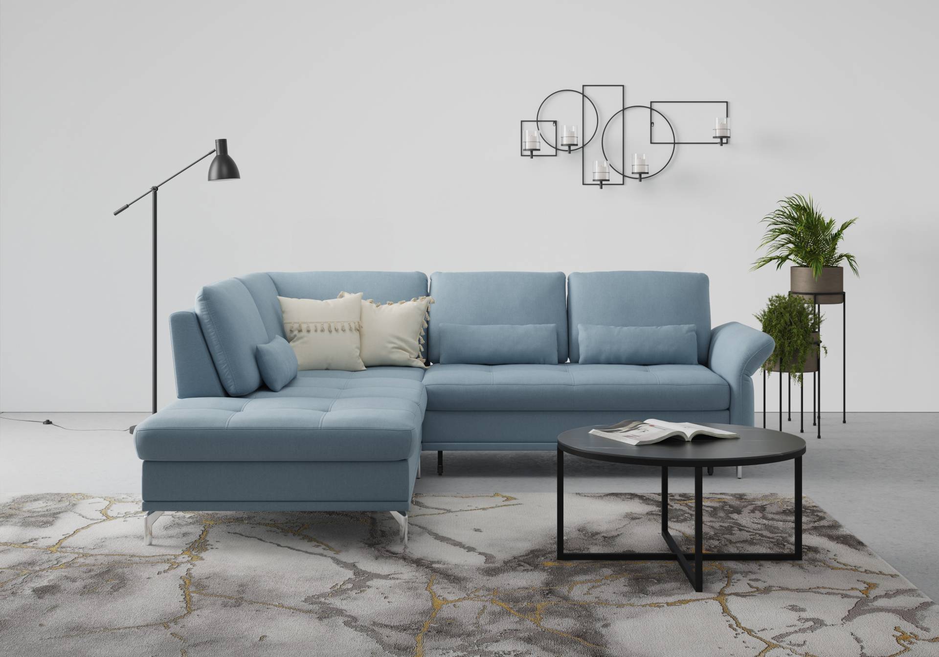INOSIGN Ecksofa »Palm Beach L-Form«, Federkern, mit Sitztiefenverstellung, wahlweise mit Bettfunktion INOSIGN Ecksofa »Palm Beach L-Form«, Federkern, mit Sitztiefenverstellung, wahlweise mit Bettfunktion von INOSIGN