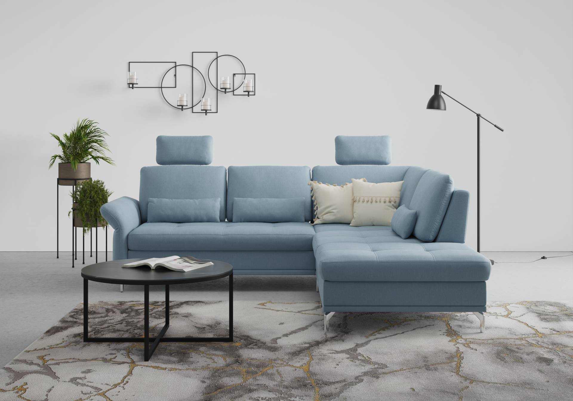 INOSIGN Ecksofa »Palm Beach L-Form«, Federkern, mit Sitztiefenverstellung, wahlweise mit Bettfunktion INOSIGN Ecksofa »Palm Beach L-Form«, Federkern, mit Sitztiefenverstellung, wahlweise mit Bettfunktion von INOSIGN