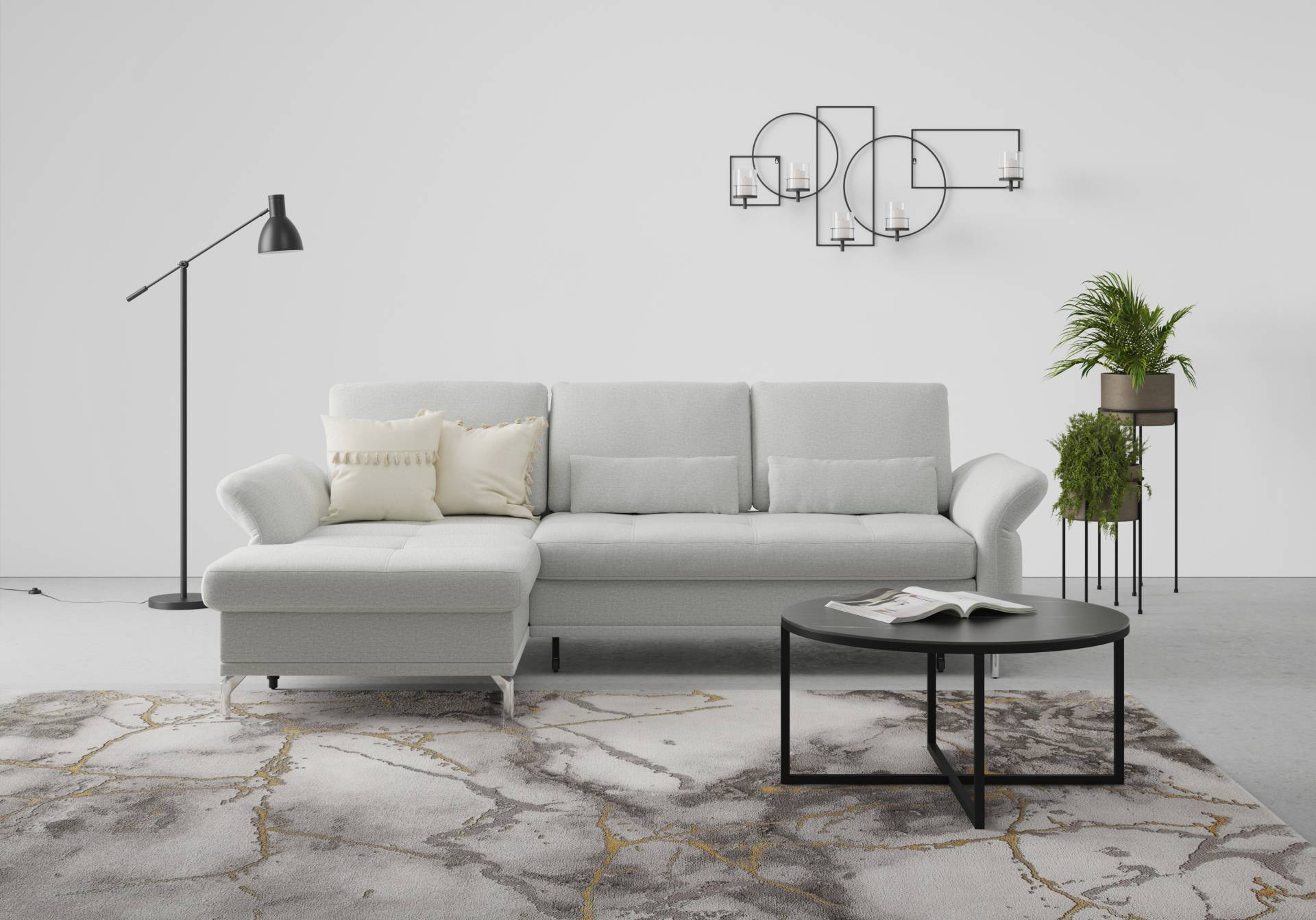 INOSIGN Ecksofa »Palm Beach L-Form«, Federkern, mit Sitztiefenverstellung, wahlweise mit Bettfunktion INOSIGN Ecksofa »Palm Beach L-Form«, Federkern, mit Sitztiefenverstellung, wahlweise mit Bettfunktion von INOSIGN