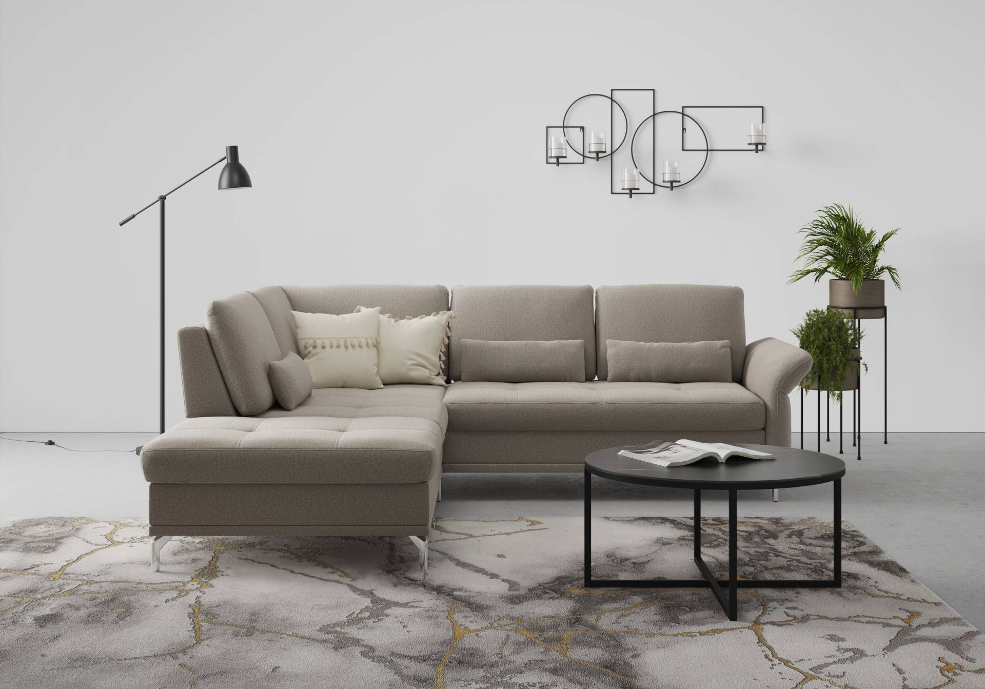 INOSIGN Ecksofa »Palm Beach L-Form«, Federkern, mit Sitztiefenverstellung, wahlweise mit Bettfunktion INOSIGN Ecksofa »Palm Beach L-Form«, Federkern, mit Sitztiefenverstellung, wahlweise mit Bettfunktion von INOSIGN