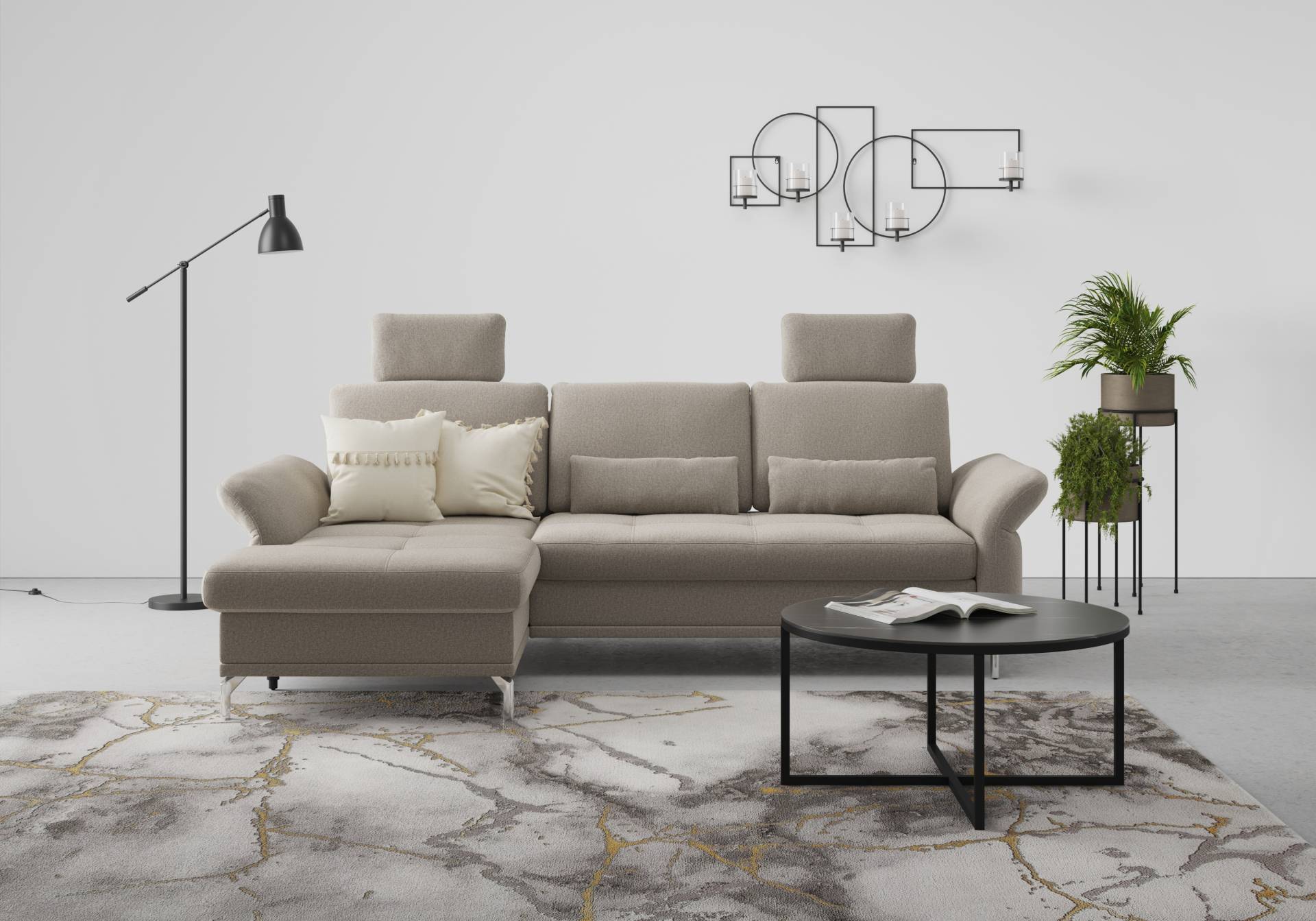 INOSIGN Ecksofa »Palm Beach L-Form«, Federkern, mit Sitztiefenverstellung, wahlweise mit Bettfunktion INOSIGN Ecksofa »Palm Beach L-Form«, Federkern, mit Sitztiefenverstellung, wahlweise mit Bettfunktion von INOSIGN