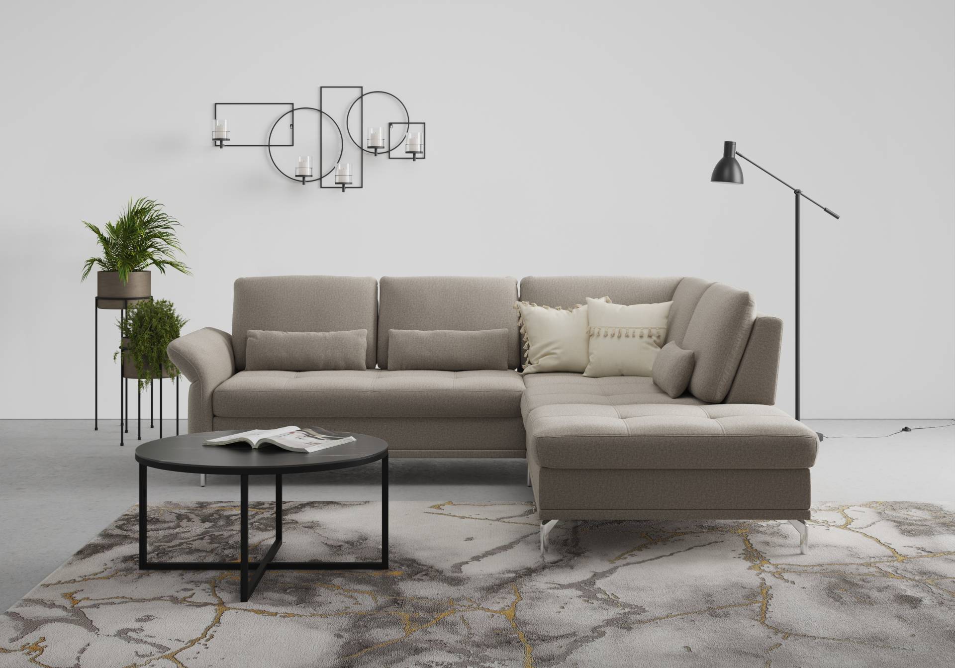 INOSIGN Ecksofa »Palm Beach L-Form«, Federkern, mit Sitztiefenverstellung, wahlweise mit Bettfunktion INOSIGN Ecksofa »Palm Beach L-Form«, Federkern, mit Sitztiefenverstellung, wahlweise mit Bettfunktion von INOSIGN