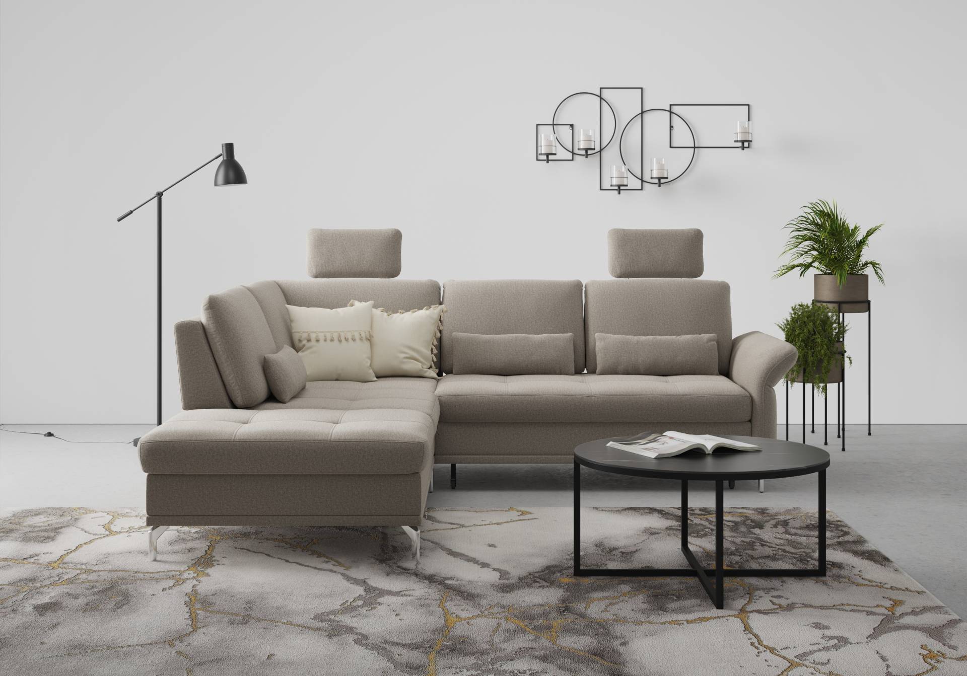 INOSIGN Ecksofa »Palm Beach L-Form«, Federkern, mit Sitztiefenverstellung, wahlweise mit Bettfunktion INOSIGN Ecksofa »Palm Beach L-Form«, Federkern, mit Sitztiefenverstellung, wahlweise mit Bettfunktion von INOSIGN