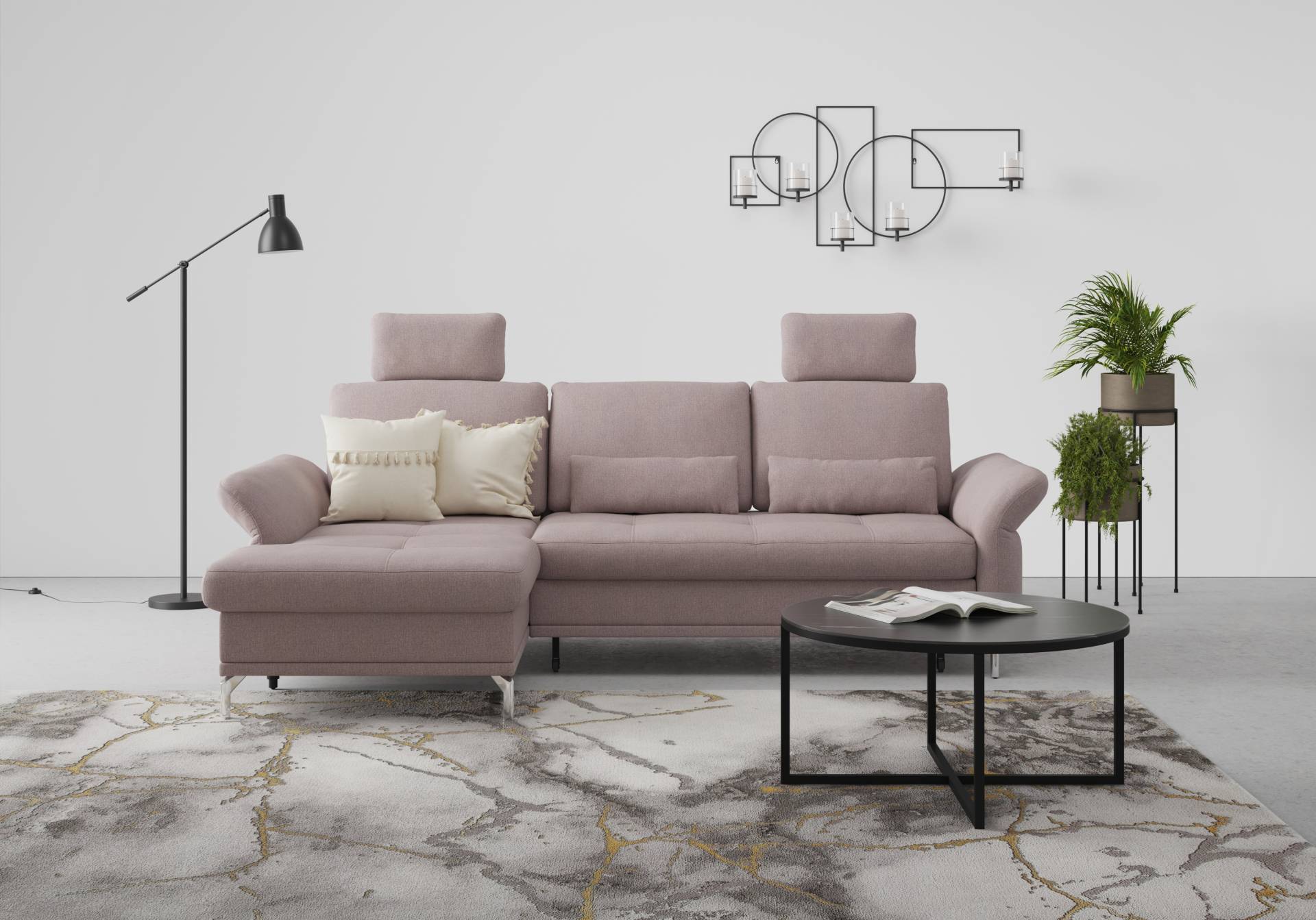 INOSIGN Ecksofa »Palm Beach L-Form«, Federkern, mit Sitztiefenverstellung, wahlweise mit Bettfunktion INOSIGN Ecksofa »Palm Beach L-Form«, Federkern, mit Sitztiefenverstellung, wahlweise mit Bettfunktion von INOSIGN