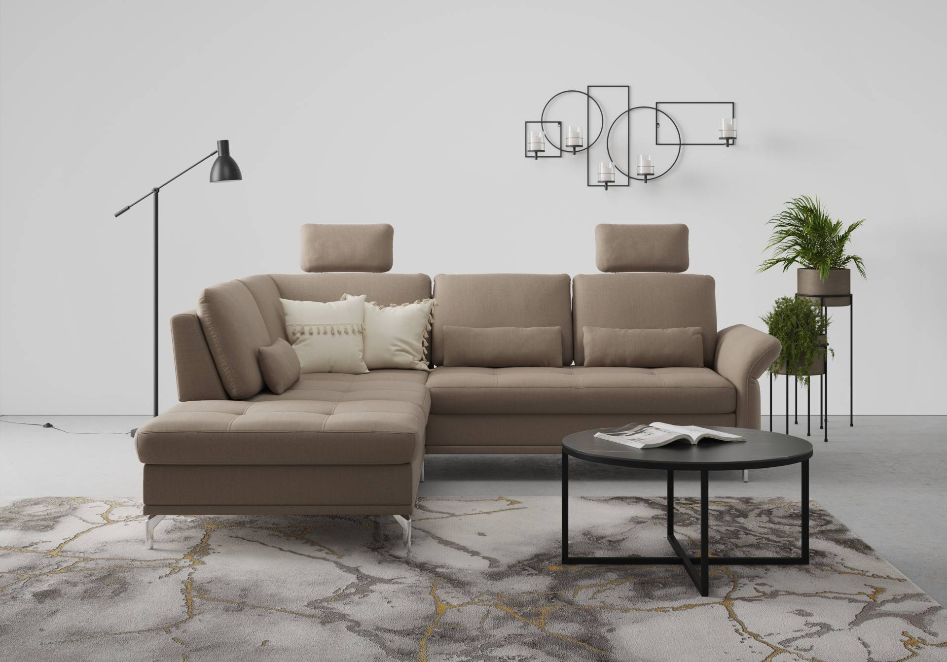 INOSIGN Ecksofa »Palm Beach L-Form«, Federkern, mit Sitztiefenverstellung, wahlweise mit Bettfunktion INOSIGN Ecksofa »Palm Beach L-Form«, Federkern, mit Sitztiefenverstellung, wahlweise mit Bettfunktion von INOSIGN