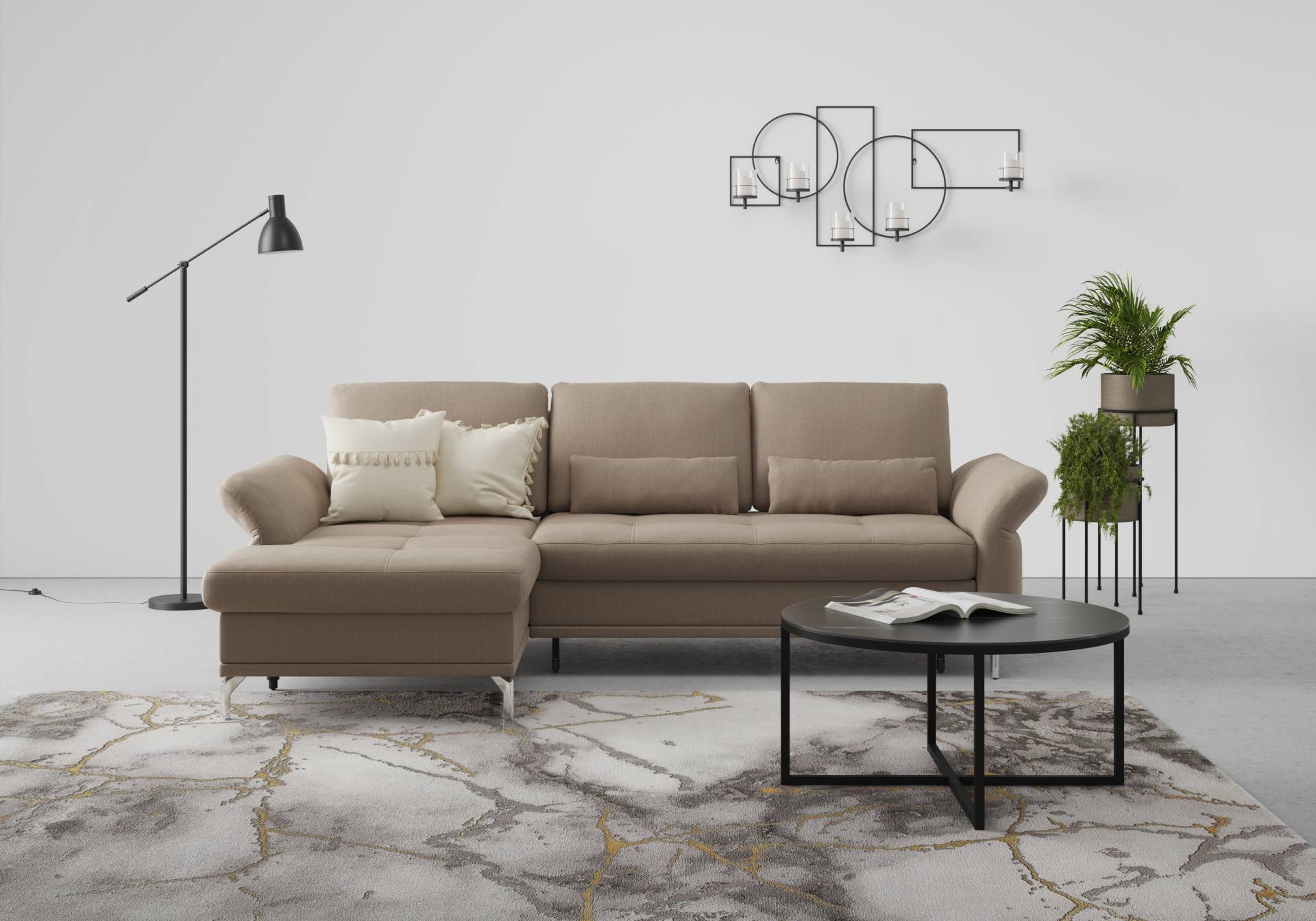 INOSIGN Ecksofa »Palm Beach L-Form«, Federkern, mit Sitztiefenverstellung, wahlweise mit Bettfunktion INOSIGN Ecksofa »Palm Beach L-Form«, Federkern, mit Sitztiefenverstellung, wahlweise mit Bettfunktion von INOSIGN