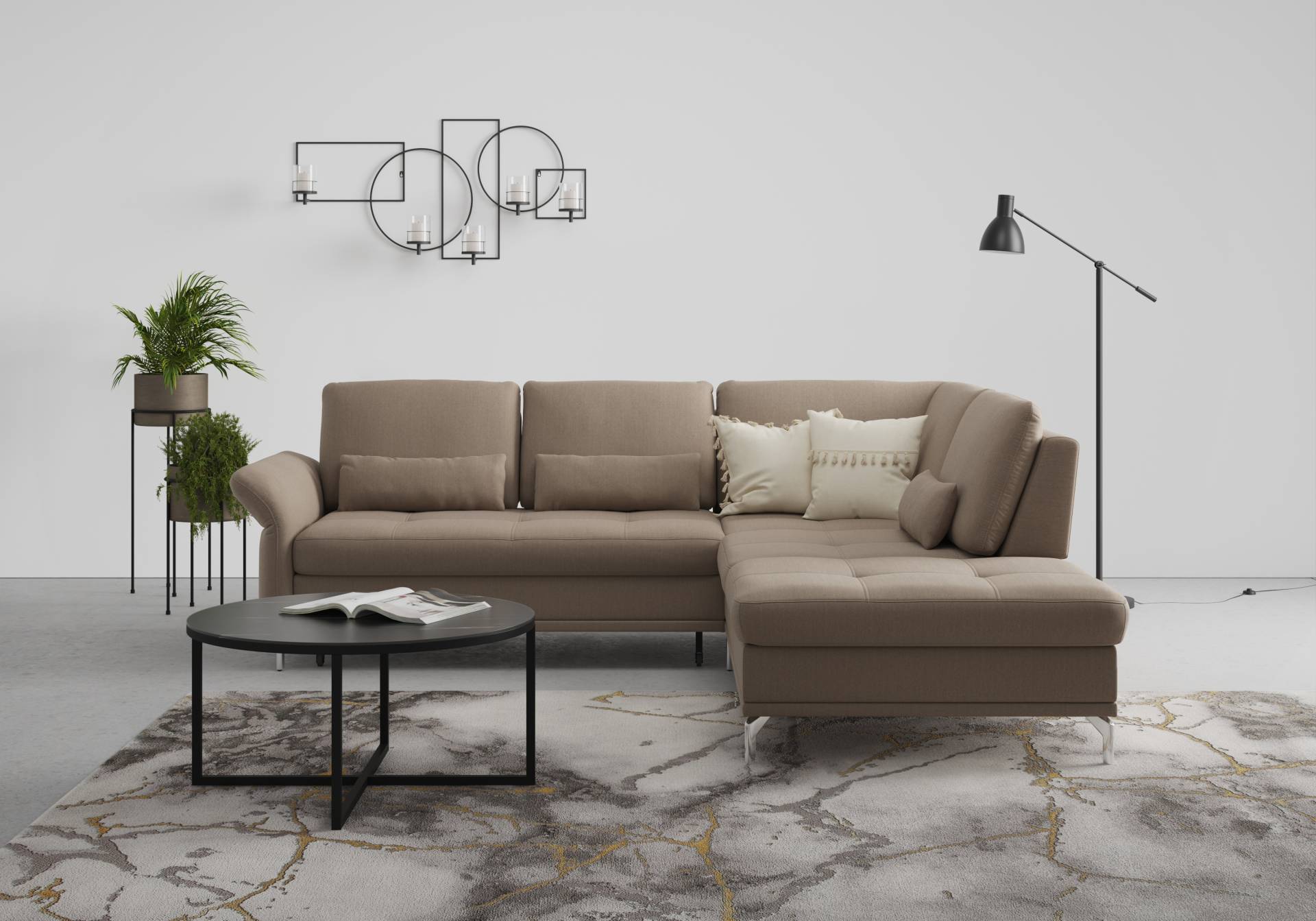 INOSIGN Ecksofa »Palm Beach L-Form«, Federkern, mit Sitztiefenverstellung, wahlweise mit Bettfunktion INOSIGN Ecksofa »Palm Beach L-Form«, Federkern, mit Sitztiefenverstellung, wahlweise mit Bettfunktion von INOSIGN