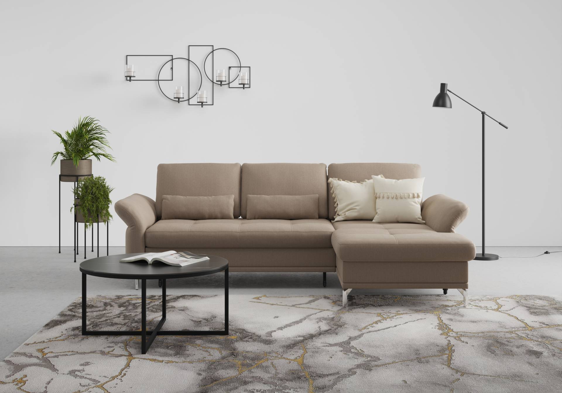 INOSIGN Ecksofa »Palm Beach L-Form«, Federkern, mit Sitztiefenverstellung, wahlweise mit Bettfunktion INOSIGN Ecksofa »Palm Beach L-Form«, Federkern, mit Sitztiefenverstellung, wahlweise mit Bettfunktion von INOSIGN