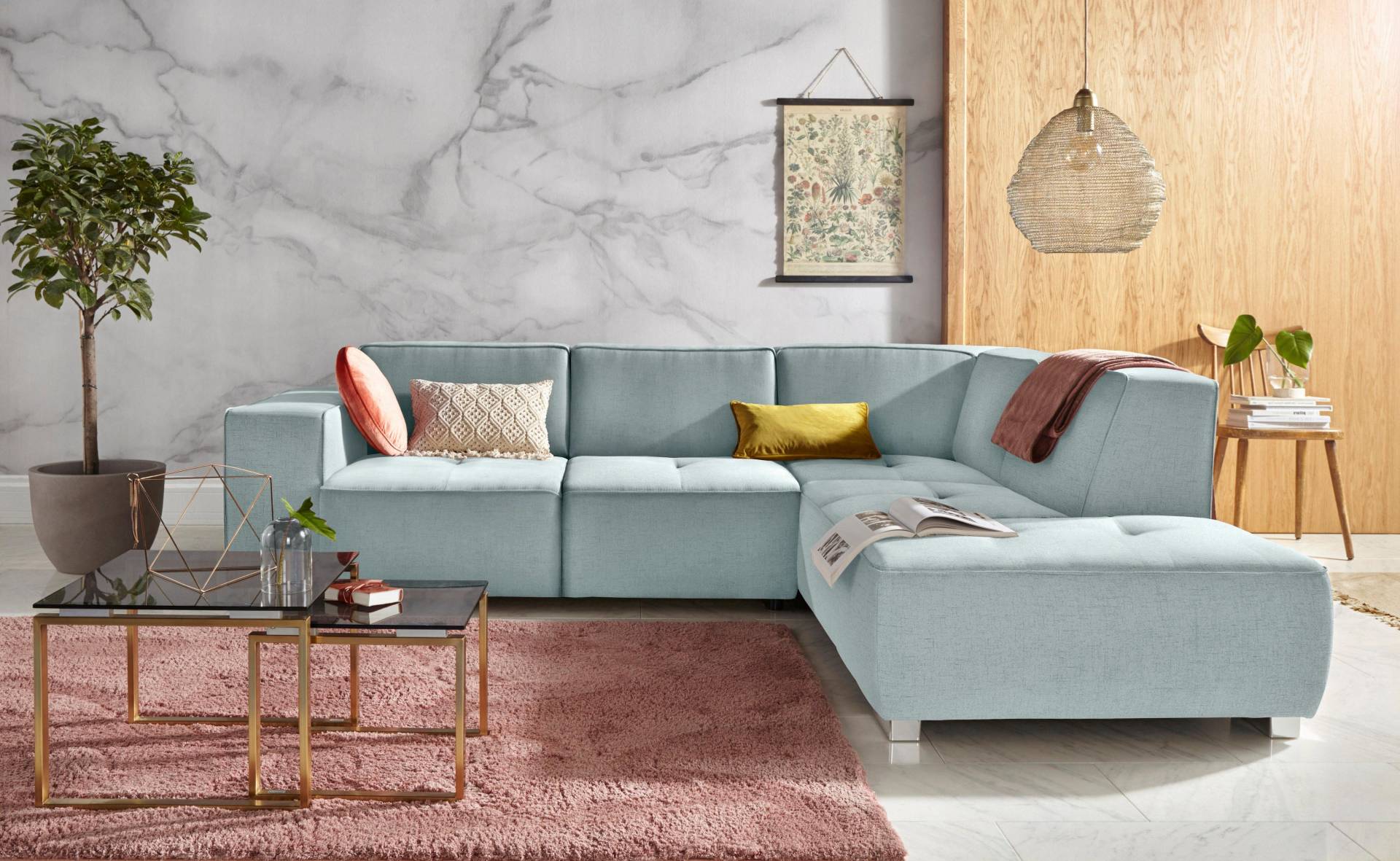 INOSIGN Ecksofa »Sapporo L-Form«, wahlweise Bettfunktion oder Sitztiefenverstellung, Federkern INOSIGN Ecksofa »Sapporo L-Form«, wahlweise Bettfunktion oder Sitztiefenverstellung, Federkern von INOSIGN