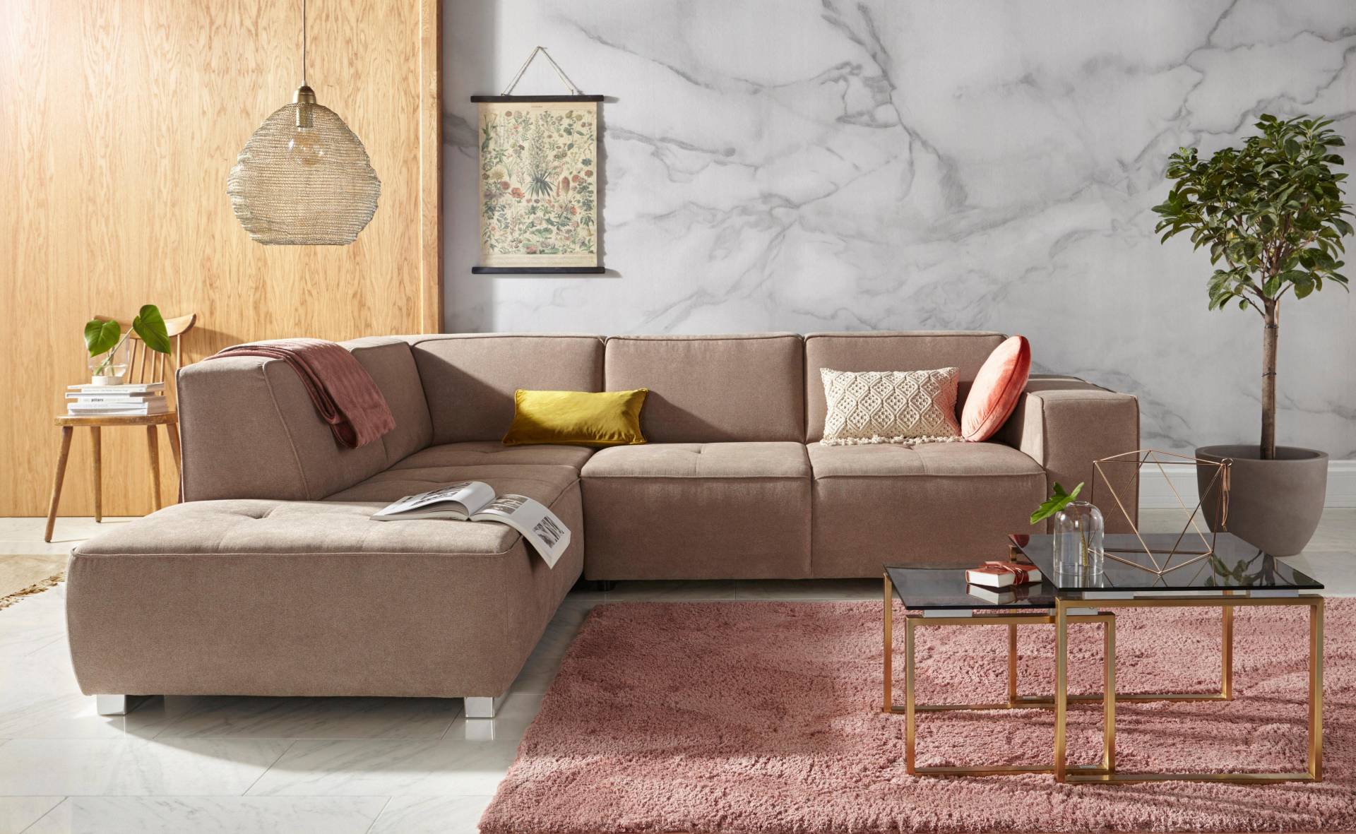 INOSIGN Ecksofa »Sapporo L-Form«, wahlweise Bettfunktion oder Sitztiefenverstellung, Federkern INOSIGN Ecksofa »Sapporo L-Form«, wahlweise Bettfunktion oder Sitztiefenverstellung, Federkern von INOSIGN