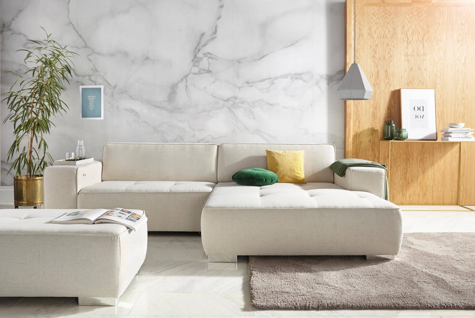 INOSIGN Ecksofa »Sapporo L-Form«, wahlweise Bettfunktion oder Sitztiefenverstellung, Federkern INOSIGN Ecksofa »Sapporo L-Form«, wahlweise Bettfunktion oder Sitztiefenverstellung, Federkern von INOSIGN