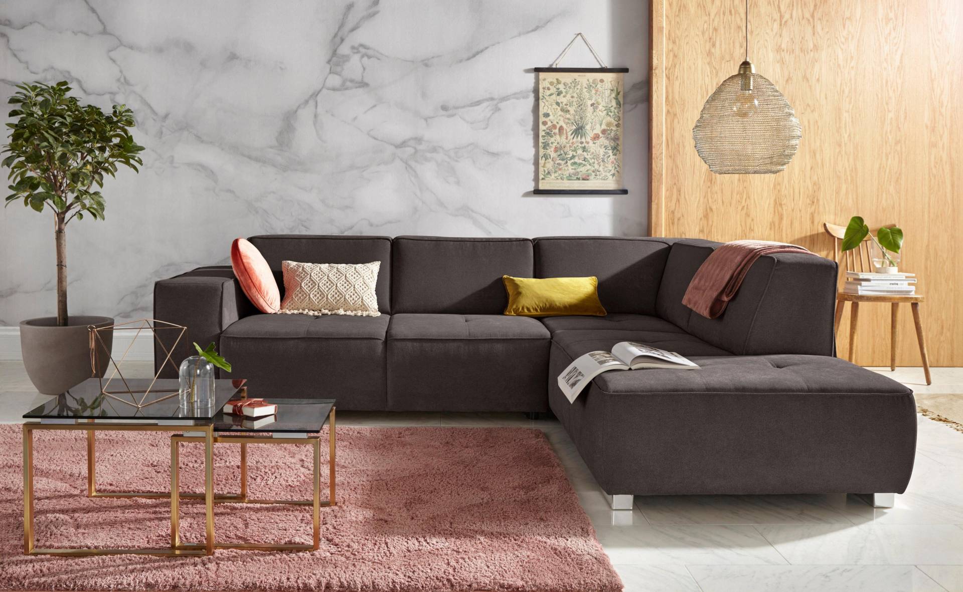 INOSIGN Ecksofa »Sapporo L-Form«, wahlweise Bettfunktion oder Sitztiefenverstellung, Federkern INOSIGN Ecksofa »Sapporo L-Form«, wahlweise Bettfunktion oder Sitztiefenverstellung, Federkern von INOSIGN