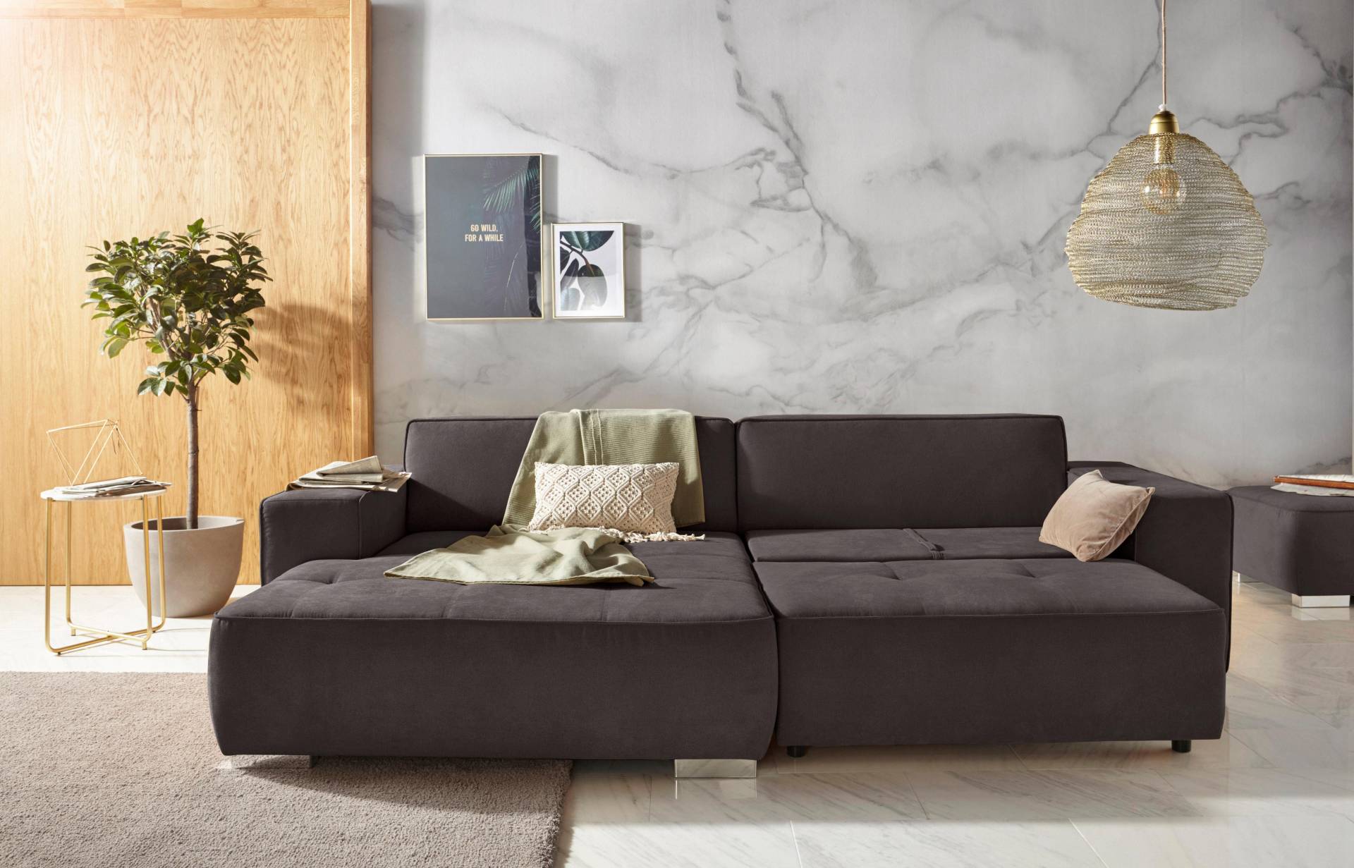 INOSIGN Ecksofa »Sapporo L-Form«, wahlweise Bettfunktion oder Sitztiefenverstellung, Federkern INOSIGN Ecksofa »Sapporo L-Form«, wahlweise Bettfunktion oder Sitztiefenverstellung, Federkern von INOSIGN