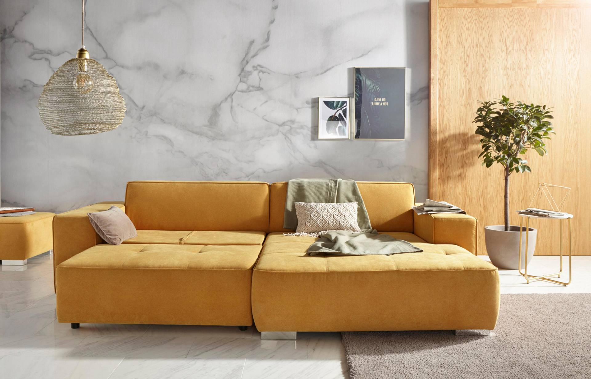 INOSIGN Ecksofa »Sapporo L-Form«, wahlweise Bettfunktion oder Sitztiefenverstellung, Federkern INOSIGN Ecksofa »Sapporo L-Form«, wahlweise Bettfunktion oder Sitztiefenverstellung, Federkern von INOSIGN